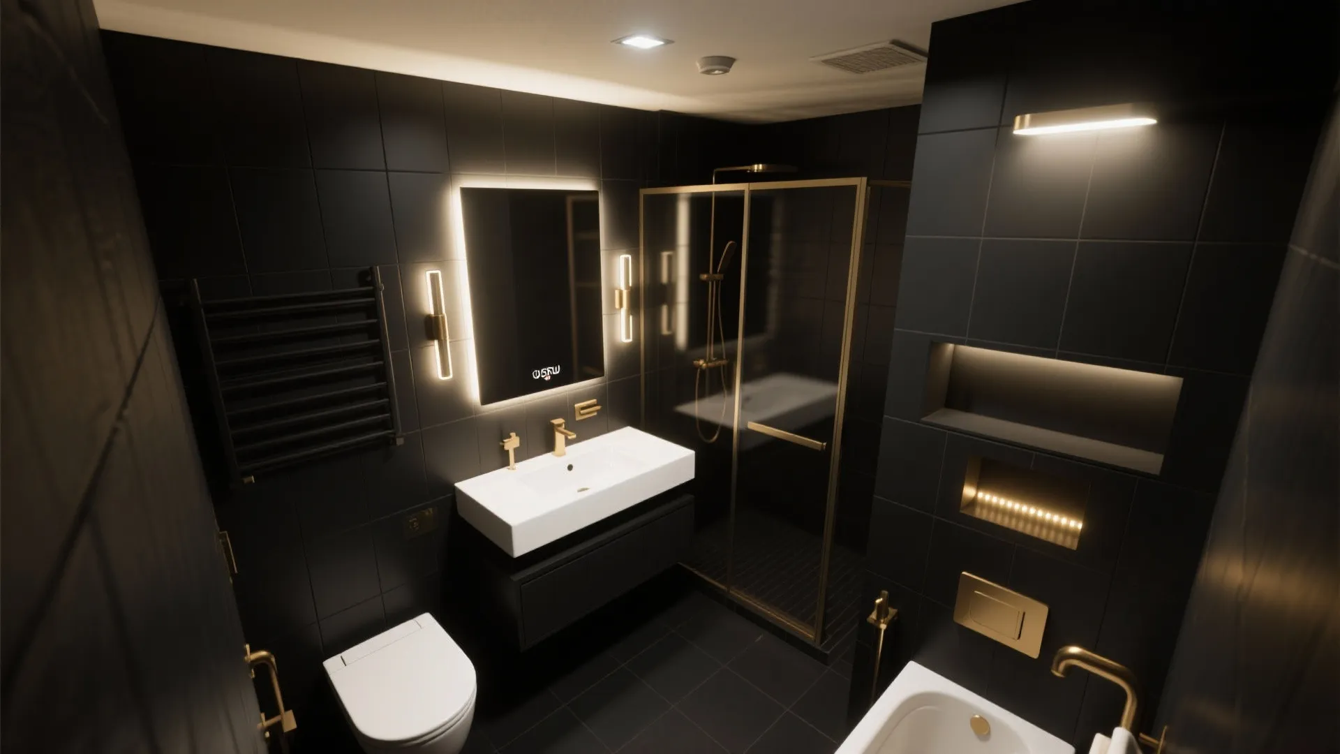 Layered Lighting That Flatters Black