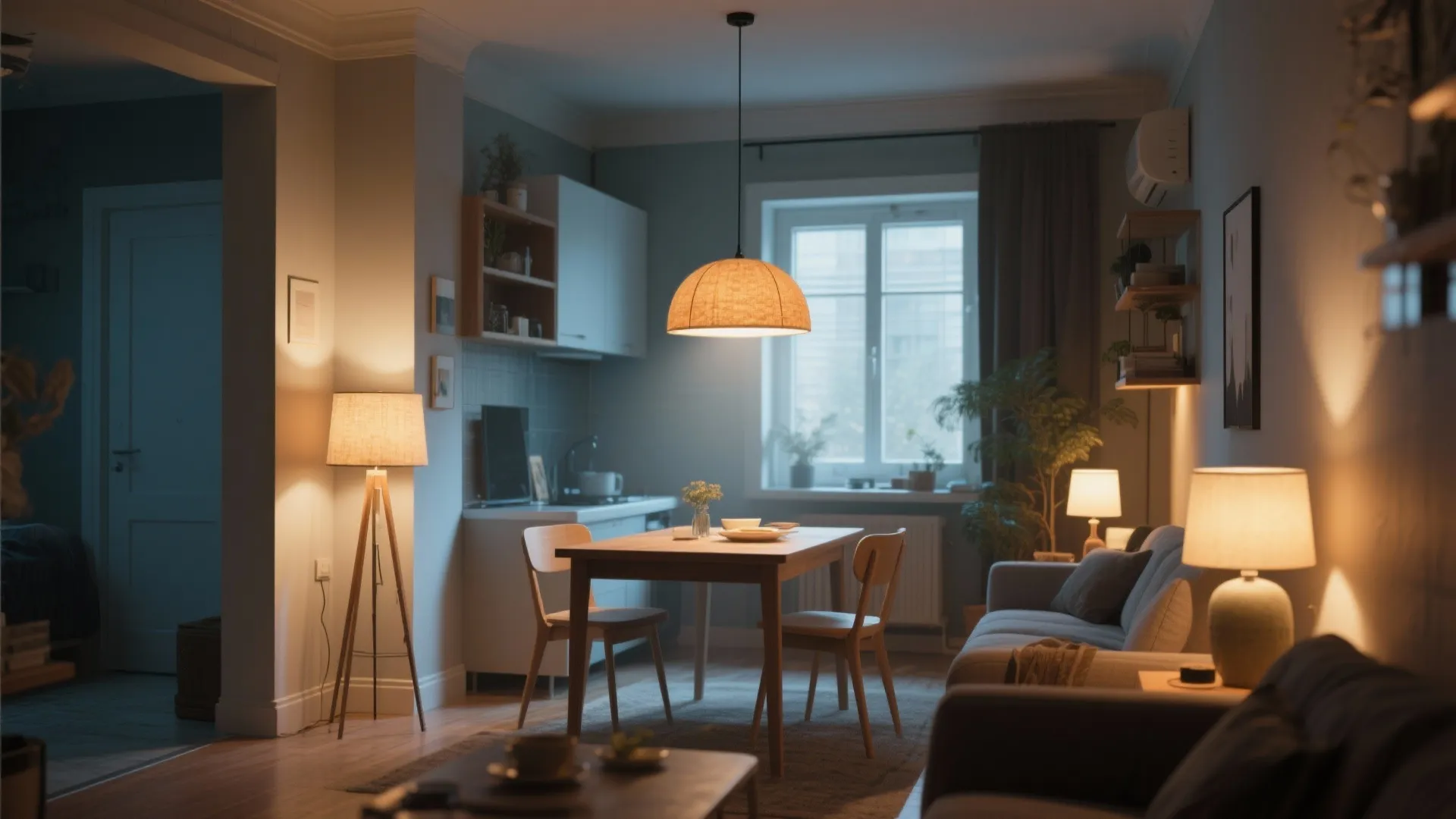 4. Lighting layers to separate mood and use