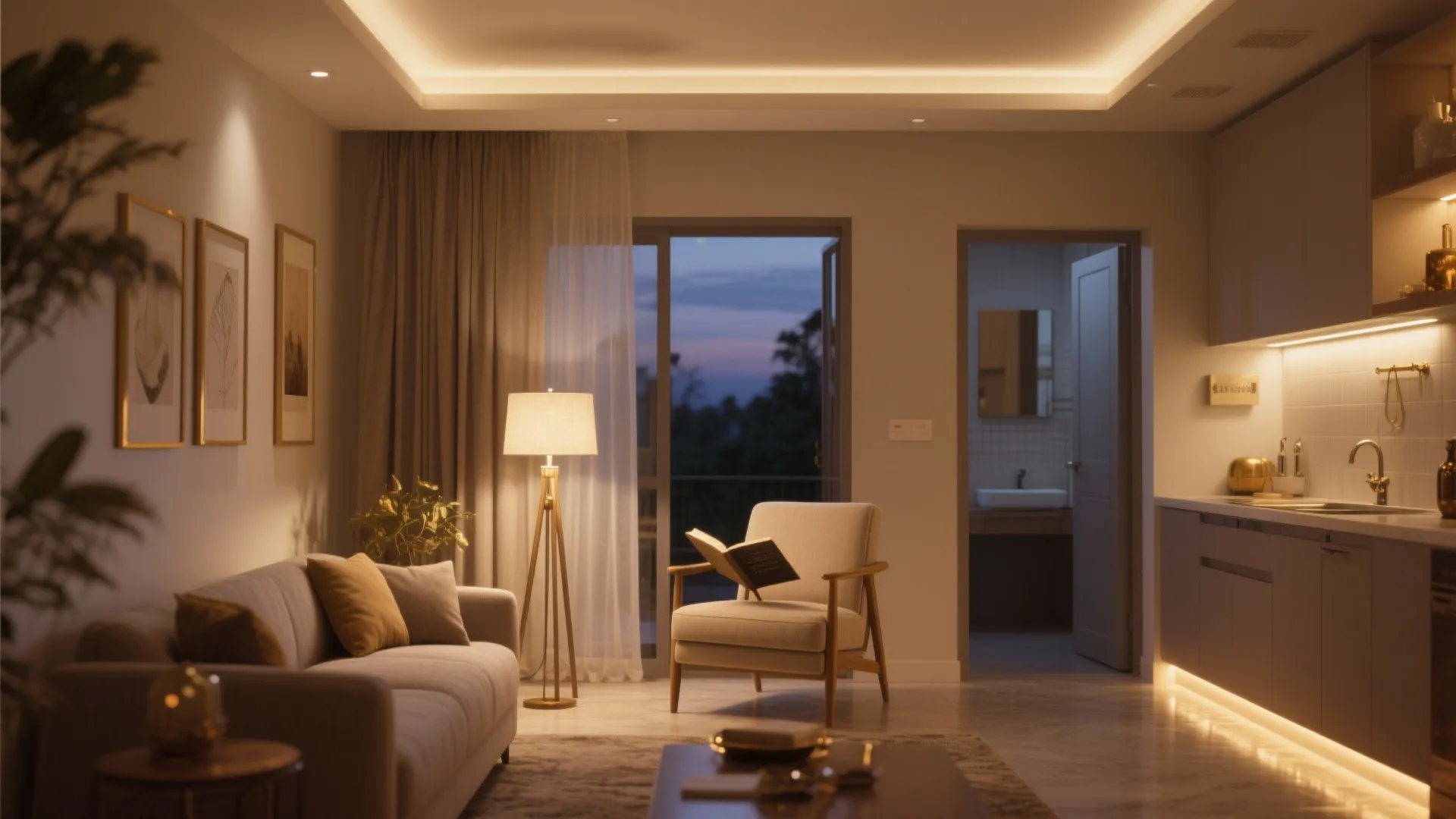 Lighting That Cares: Daylight, Night Paths, and Glare Control