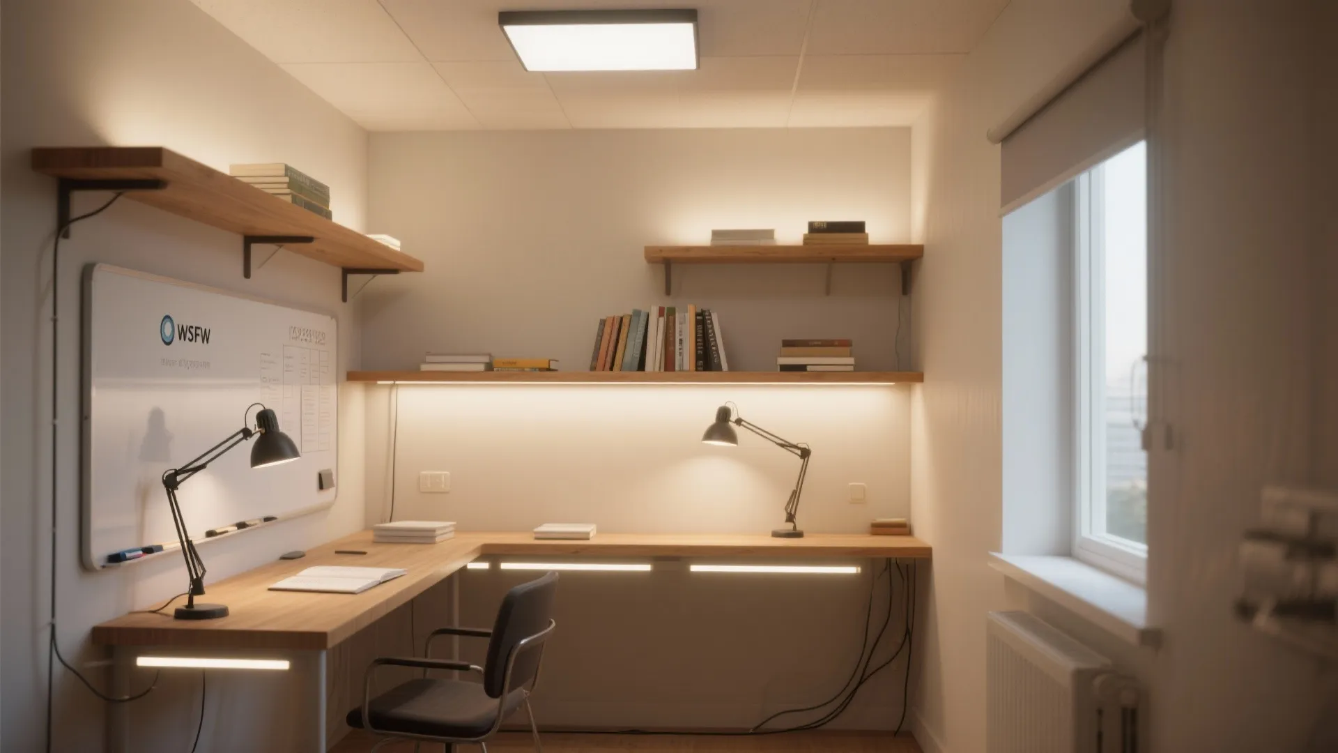 Layered lighting for focus