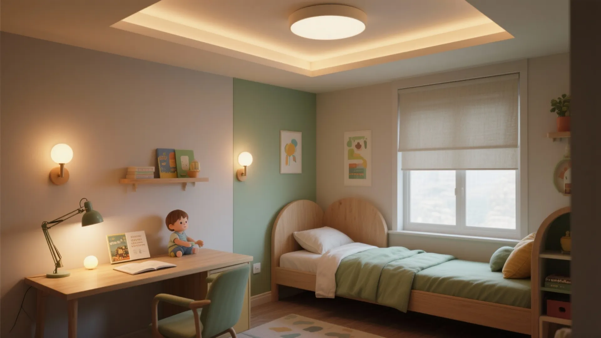 Layered Lighting for Play, Study, and Rest