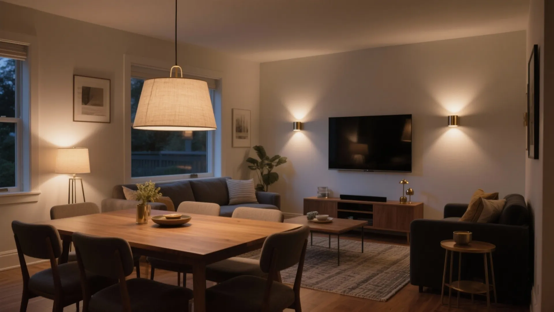 Lighting layers and glare control