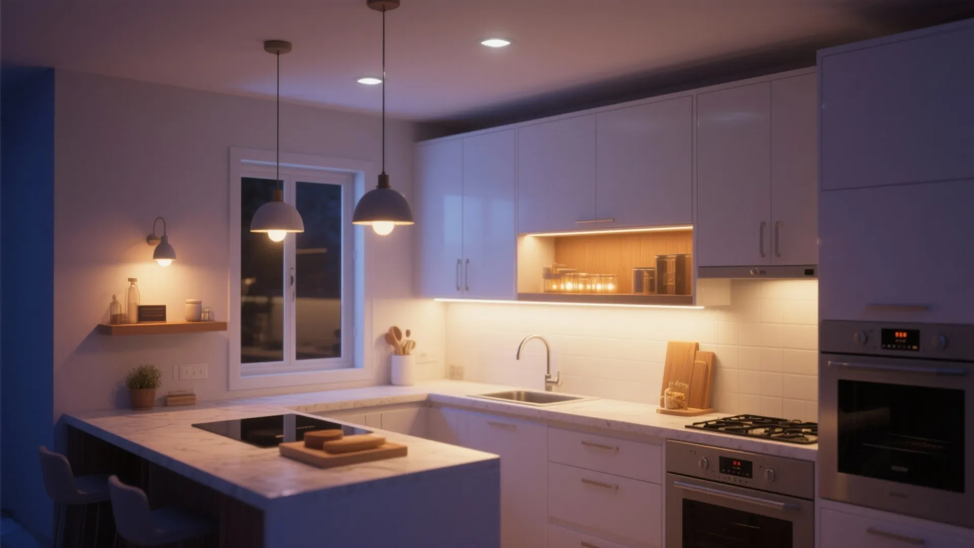 5. Lighting layers — task, ambient, and accent