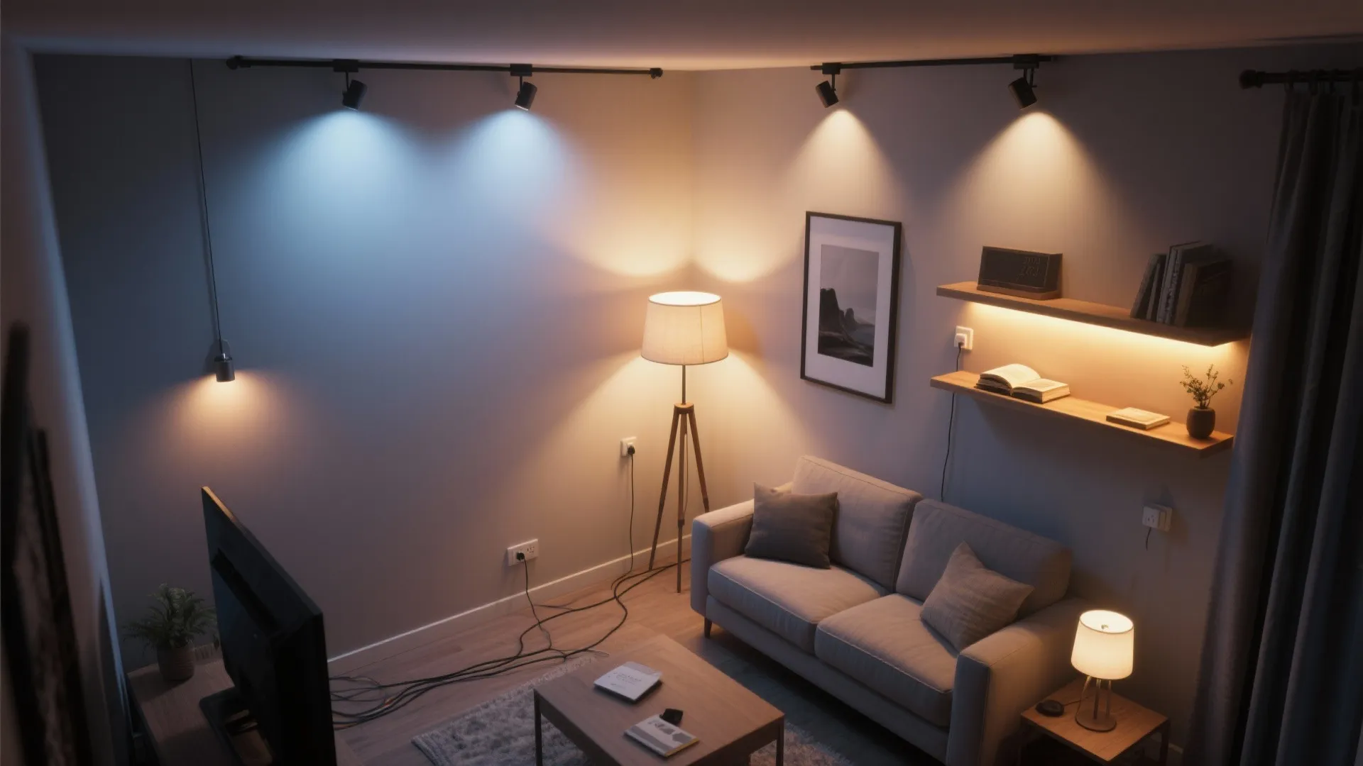 2) Layer lighting like stagecraft