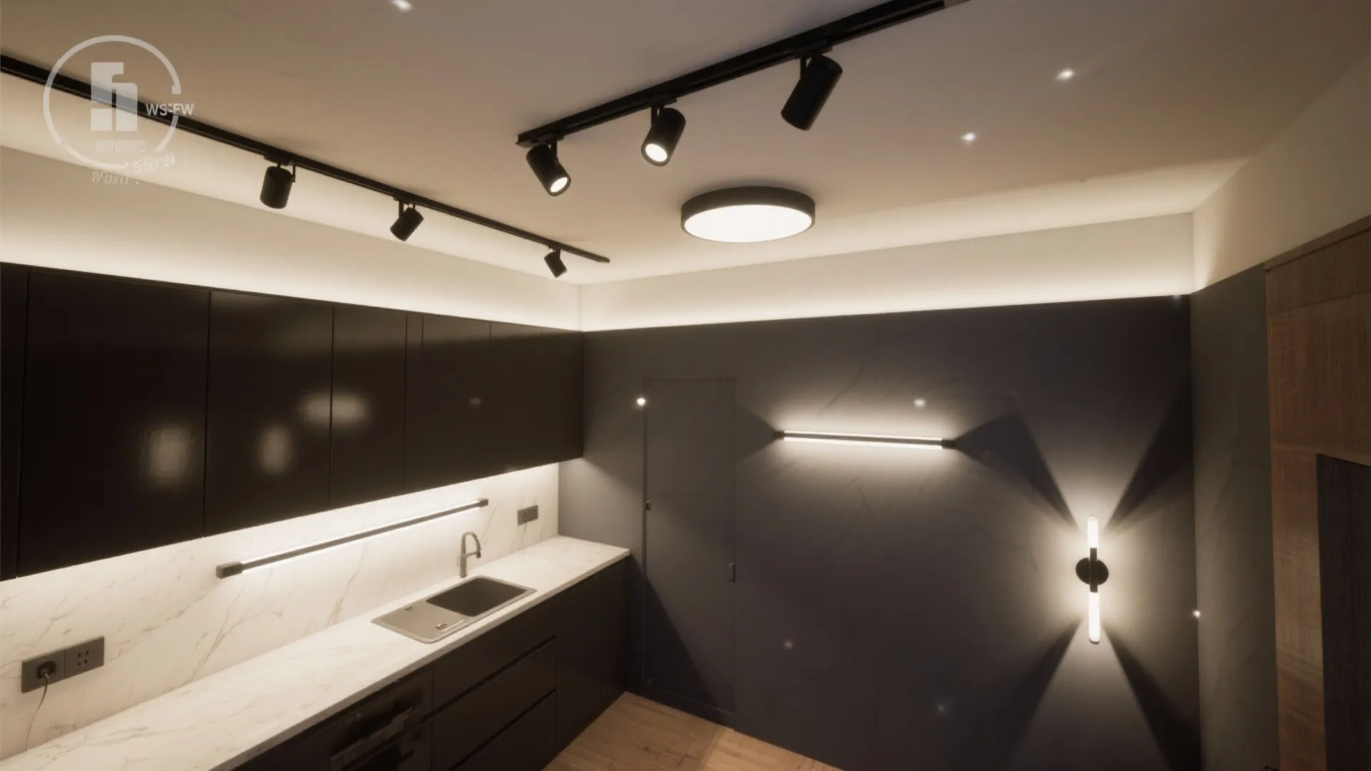 5) Shadow-Play Lighting: Layered Light on Deep Walls