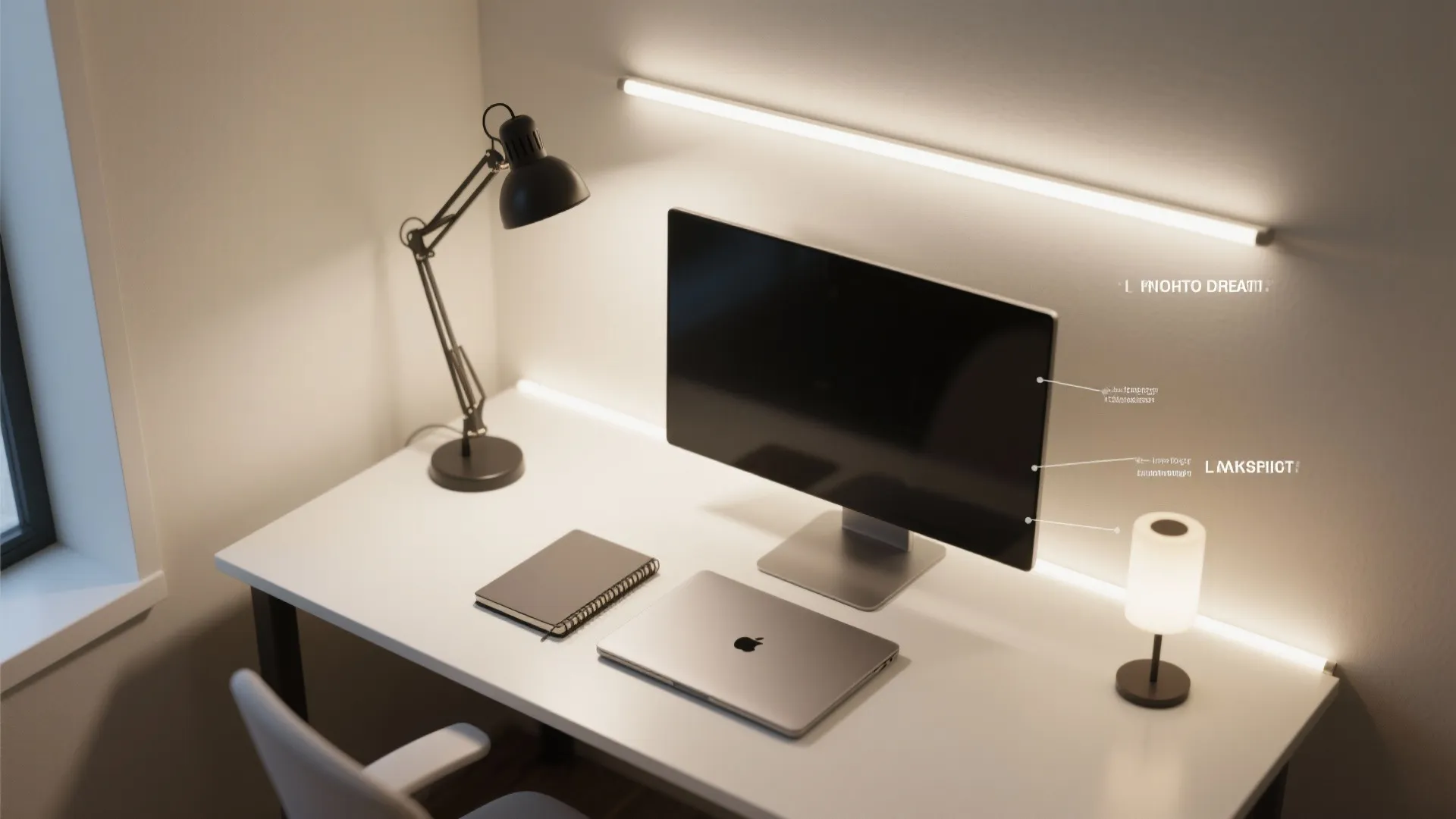 Task lighting layers that beat eye strain