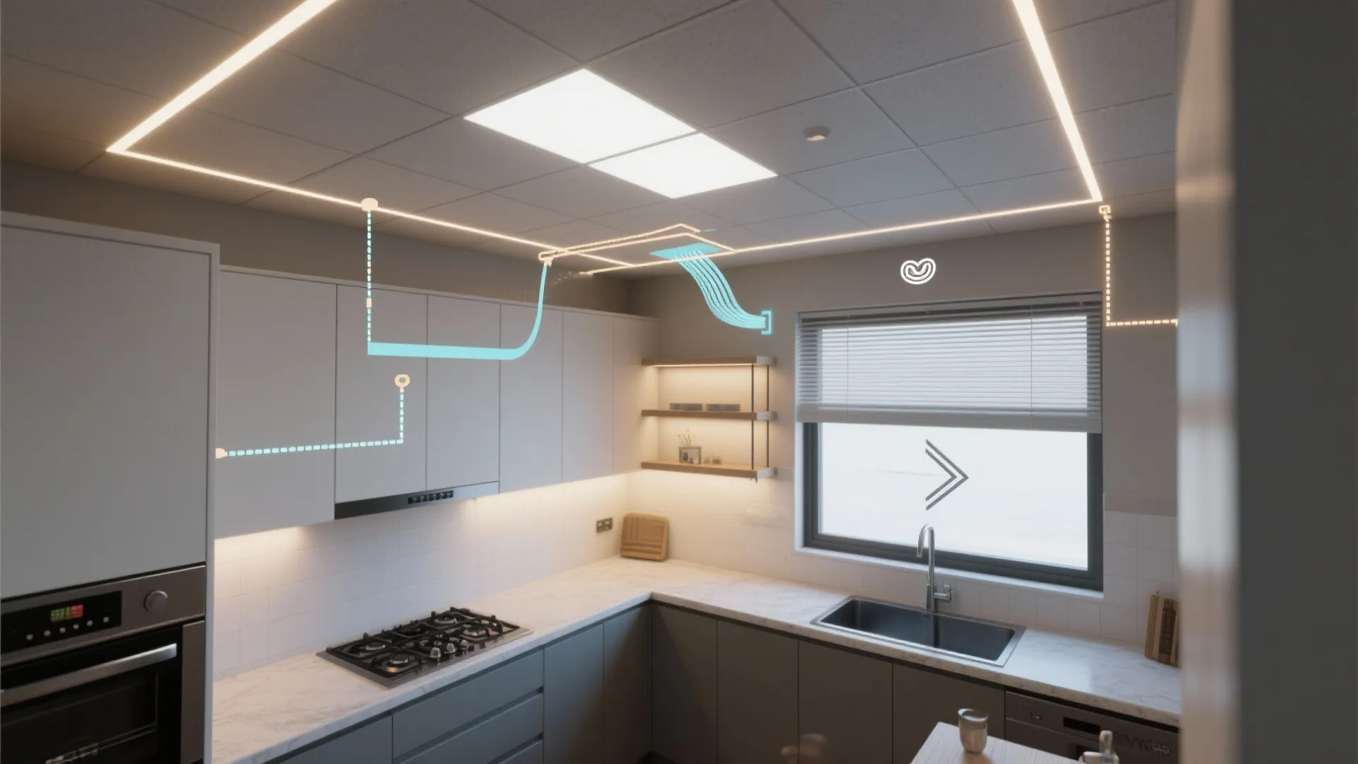 Smart Ventilation and Lighting for Indian Cooking