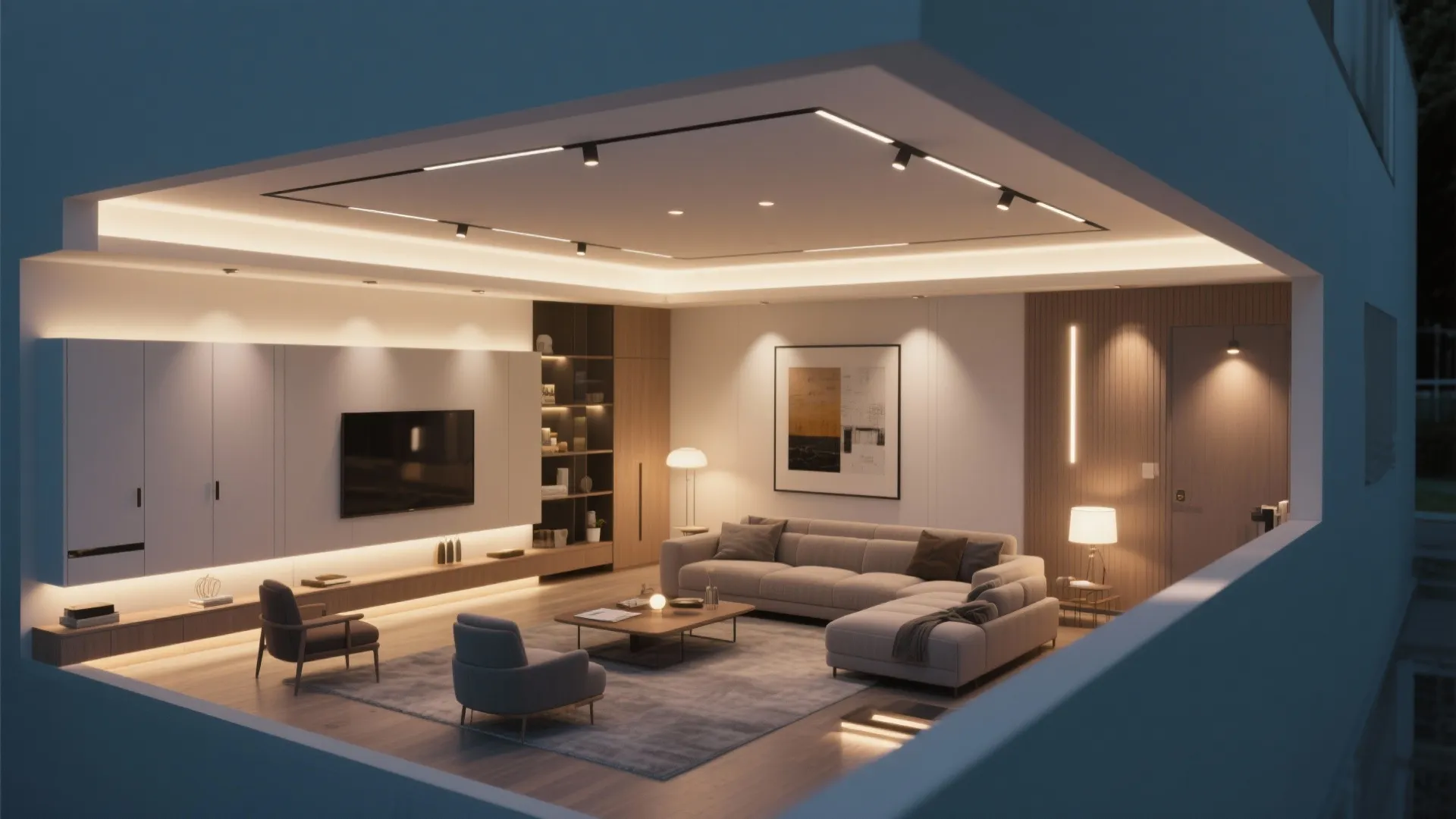 Layered Lighting With Smart Control