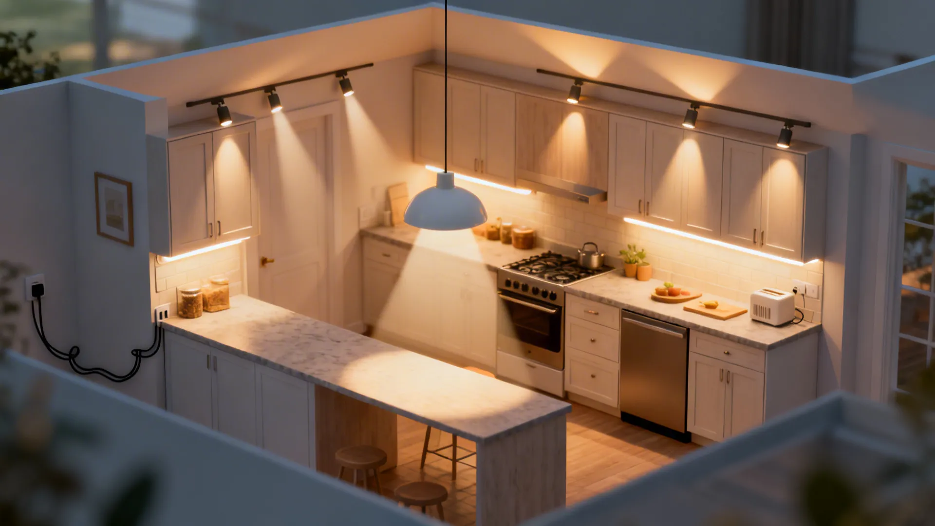 Layered Lighting as an Immersive Installation