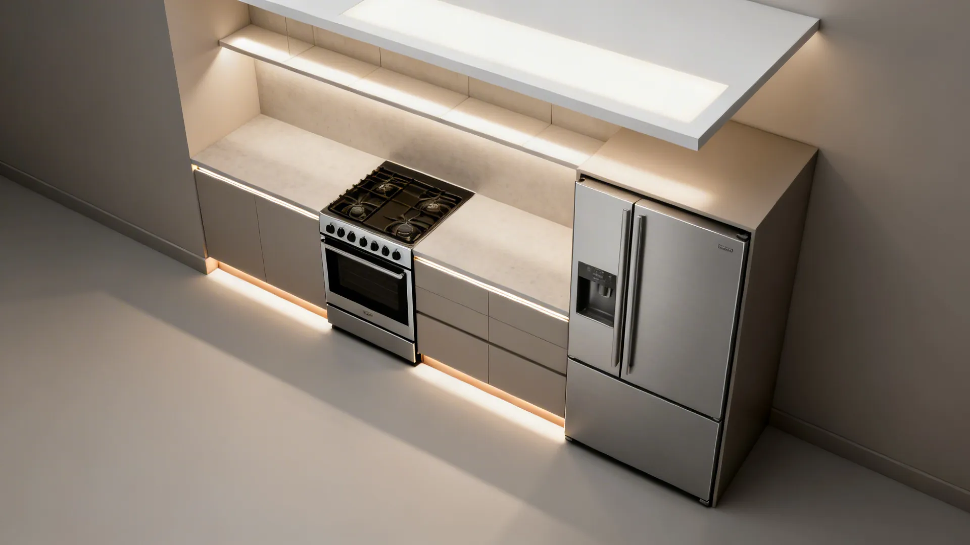 Smart Lighting Layers and Slim Appliances