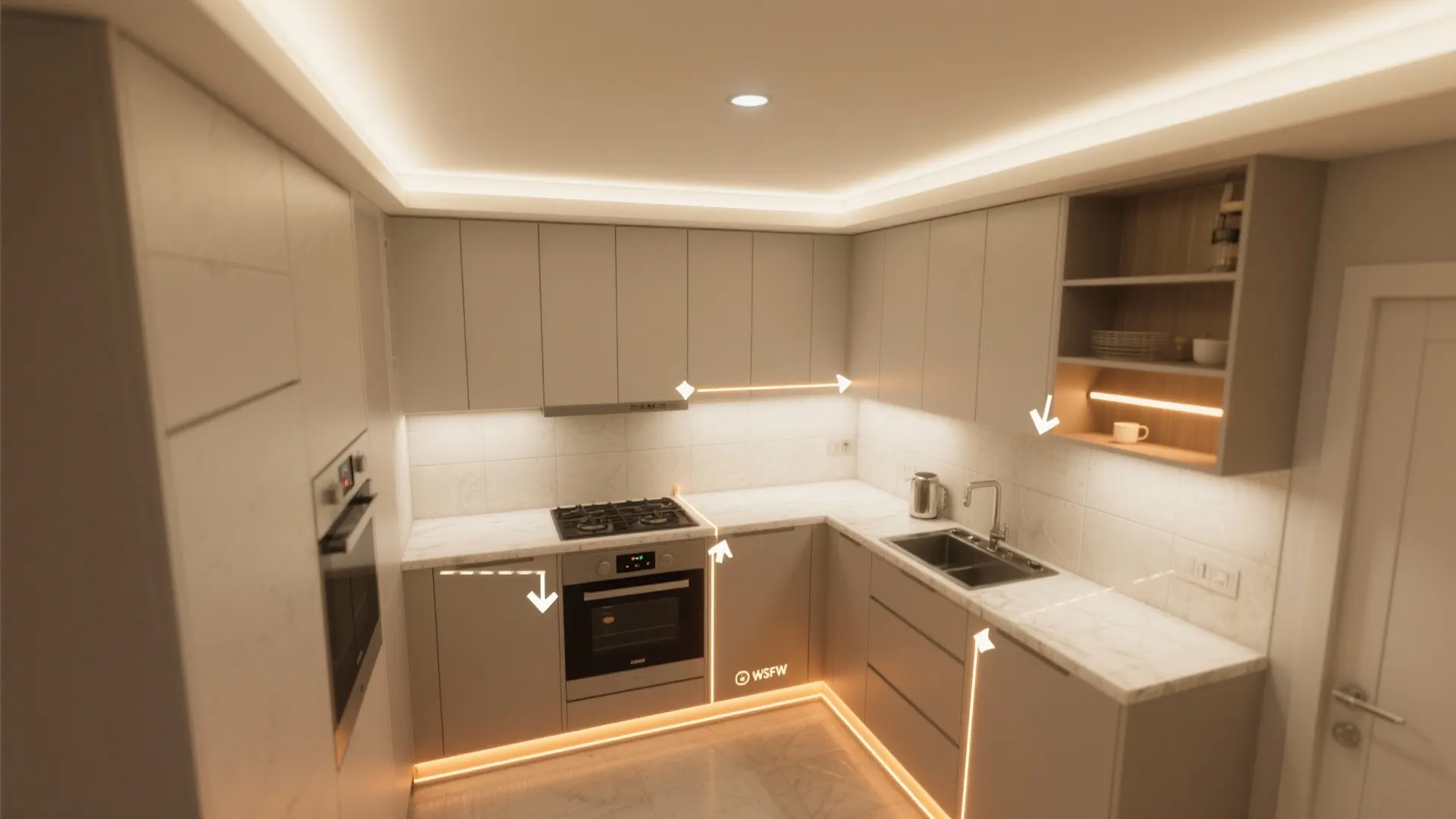 Layered Task, Ambient, and Accent Lighting