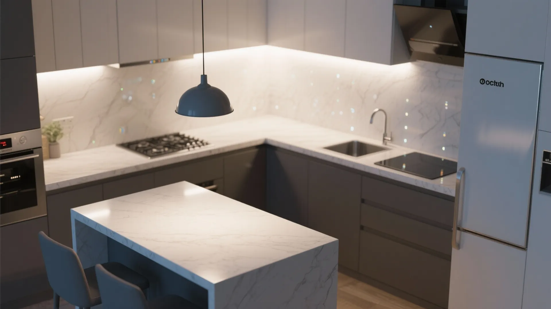 5. Plan task lighting and easy-to-clean surfaces
