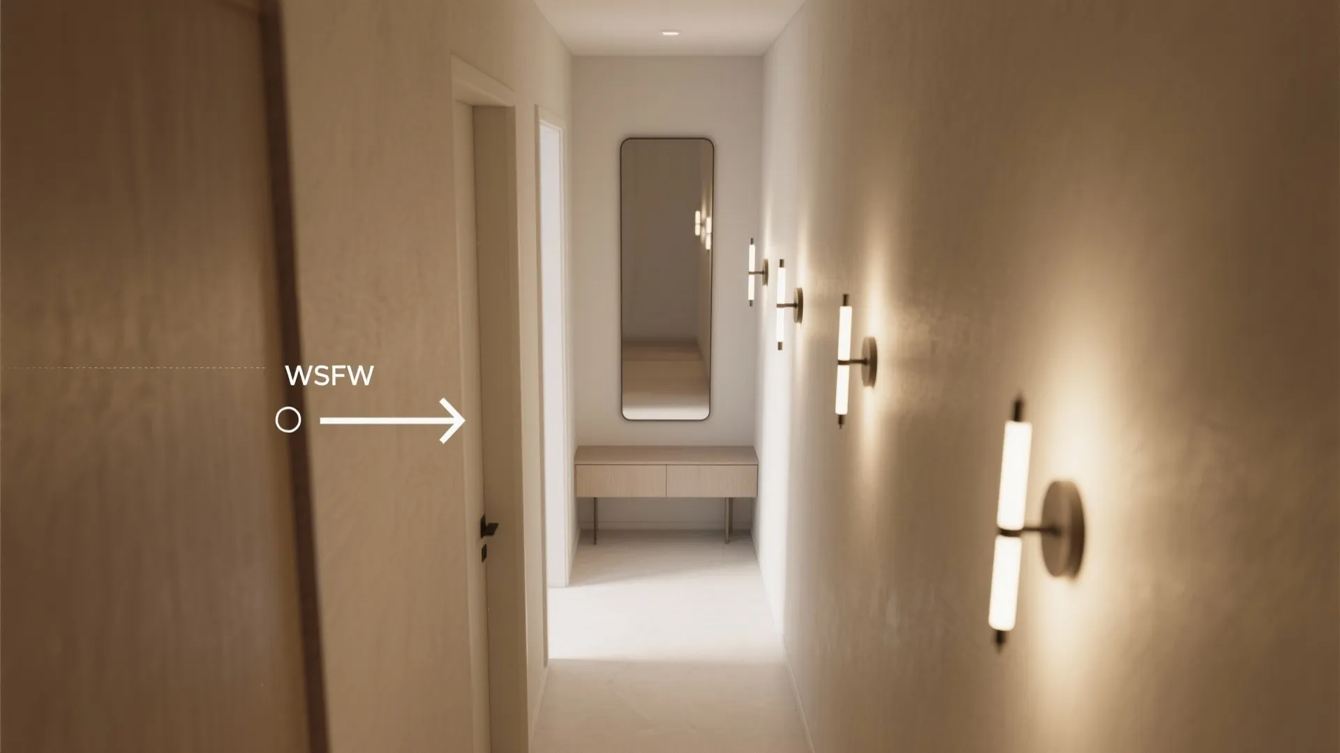 Integrated wall lighting: sconces, washes, and mirrors