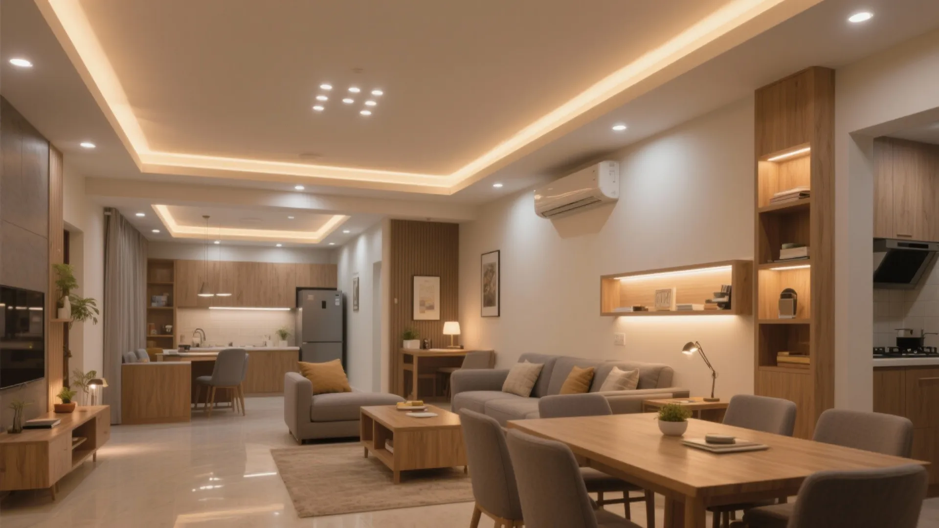 4) Light smart and keep ceilings sensible: ambient, task, and accent