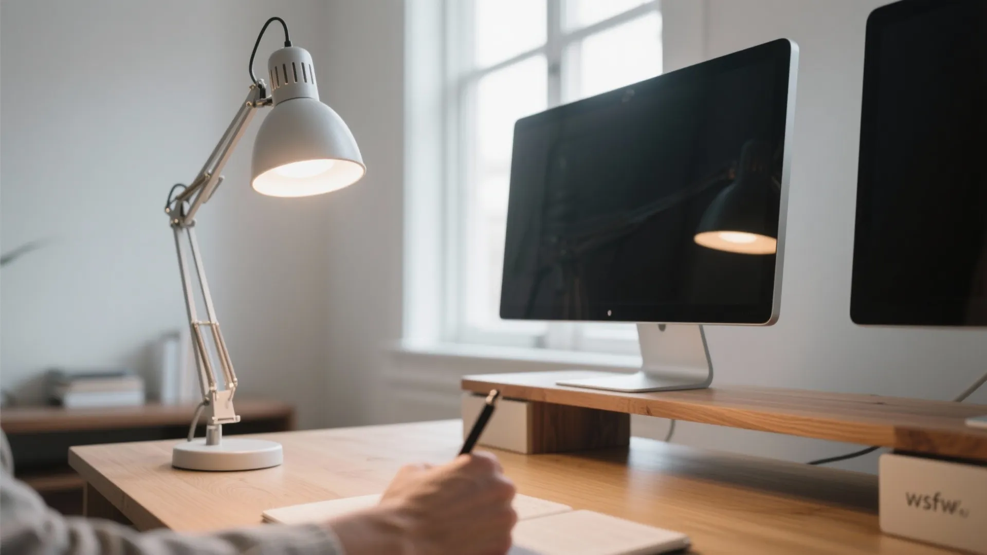 Daylight-first lighting with task support