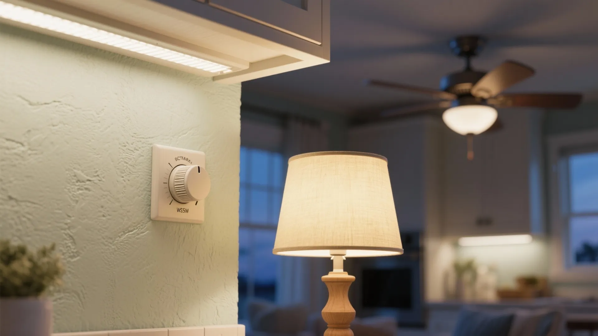 Layered Lighting + Fans + Passive Cooling