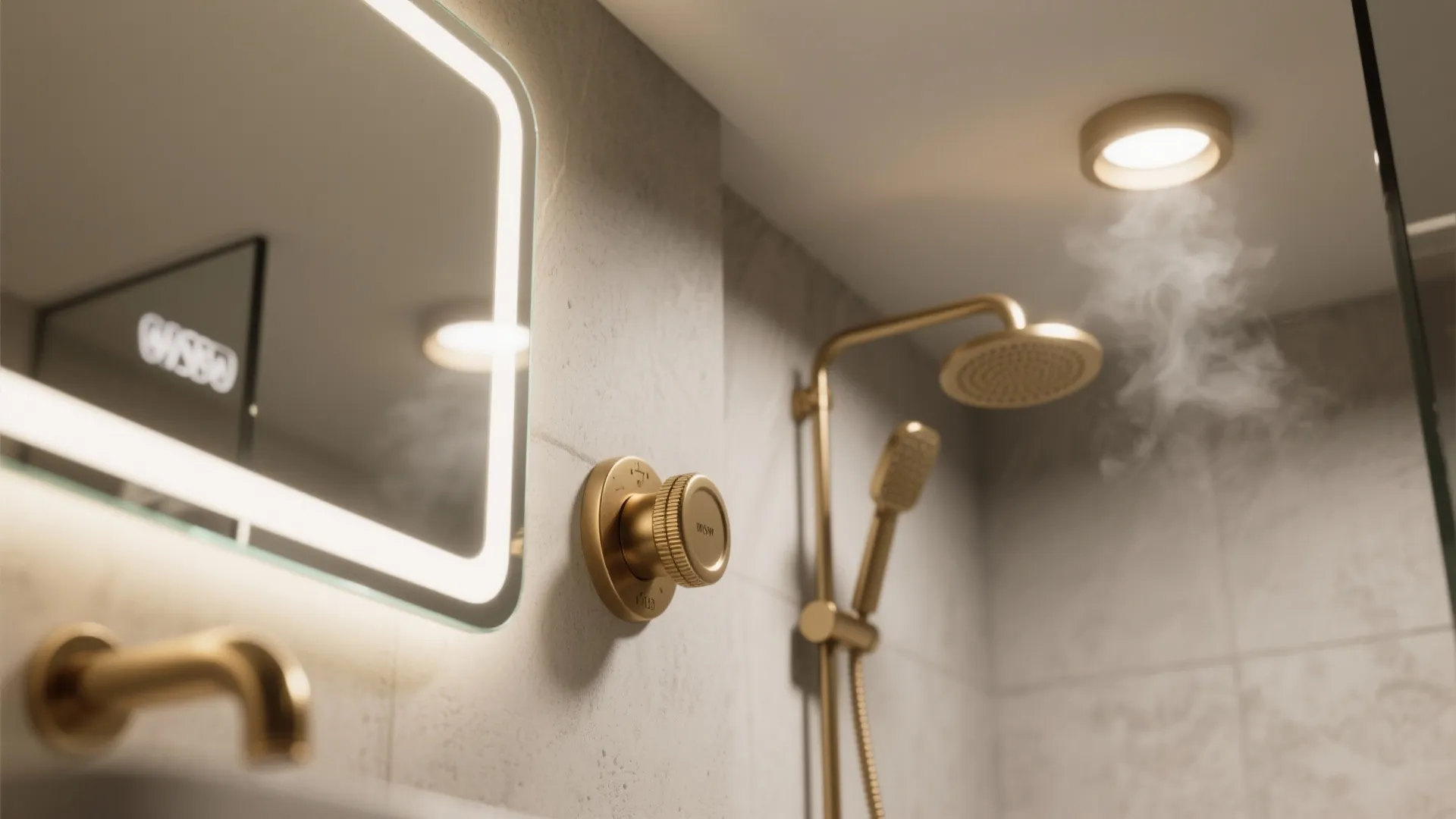 Layered lighting and water‑smart fixtures
