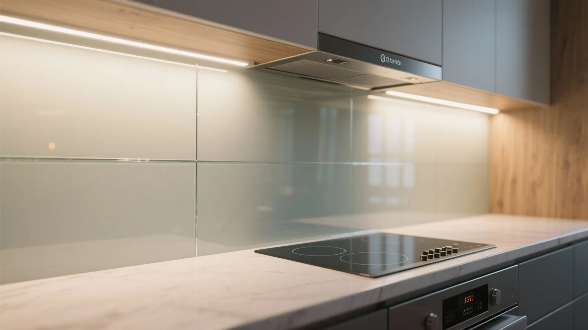 Layered lighting and compact appliance integration