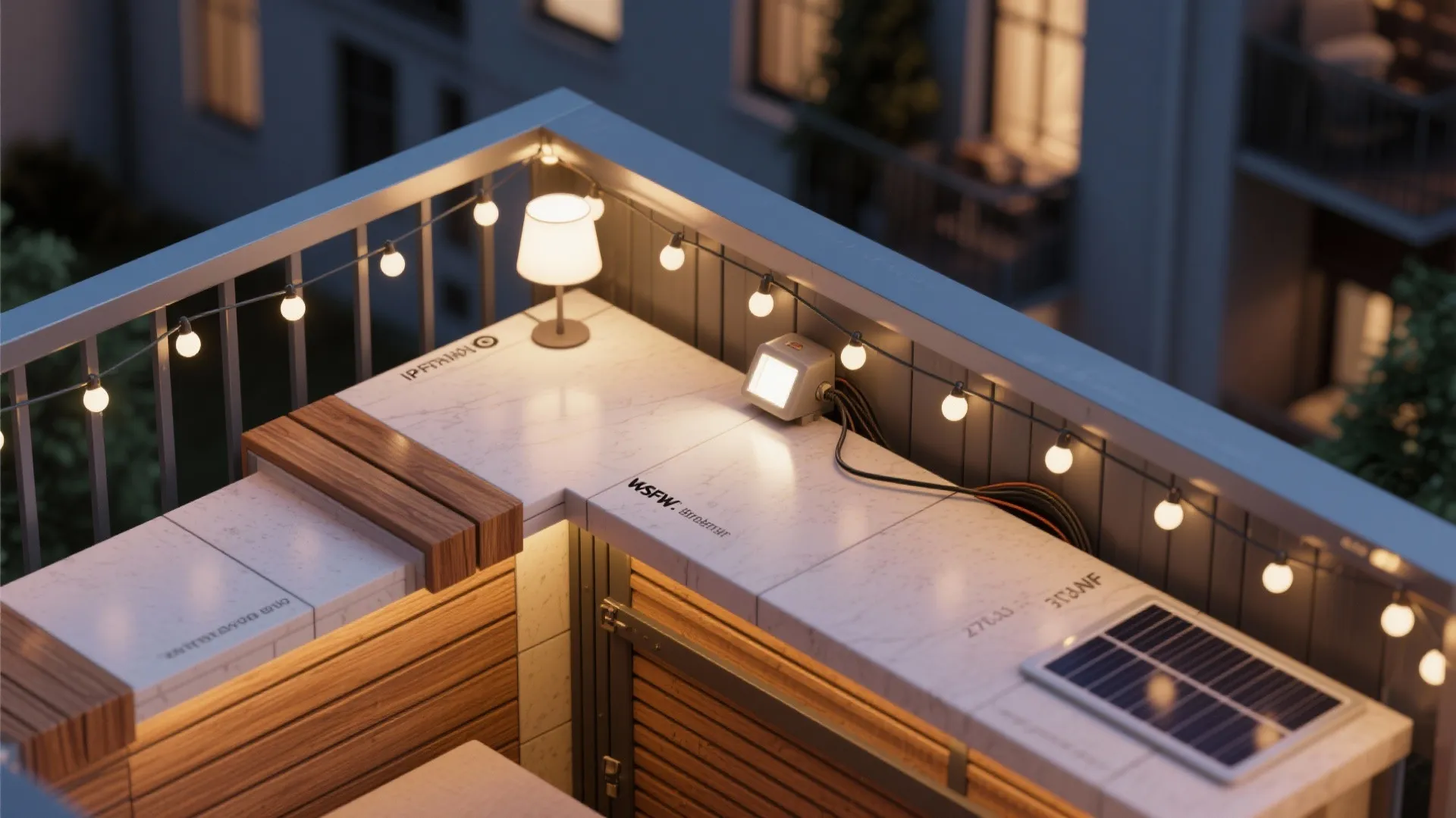 Weatherproof Materials & Lighting Layers