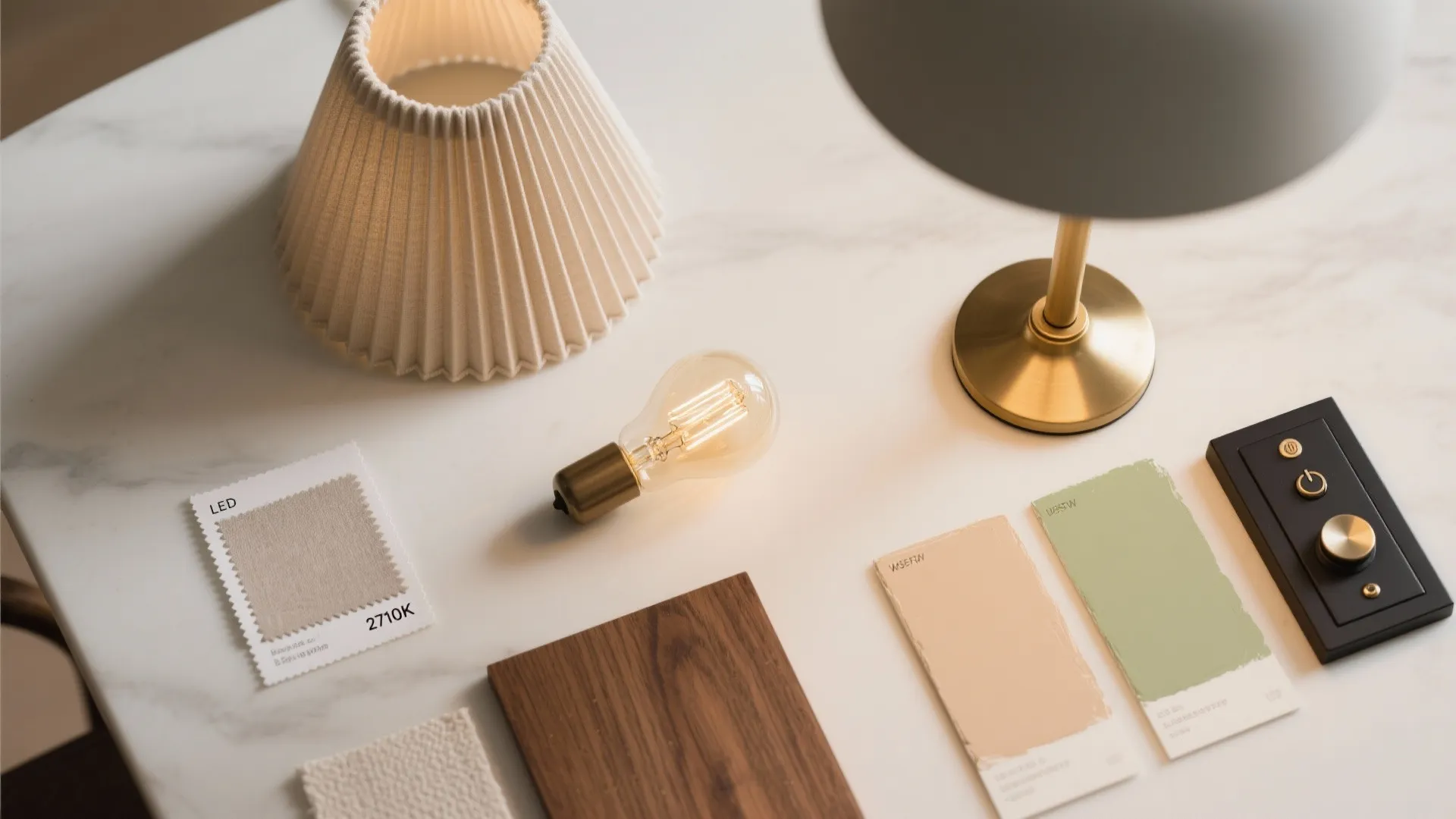 Layered light with dimmers and wall washes