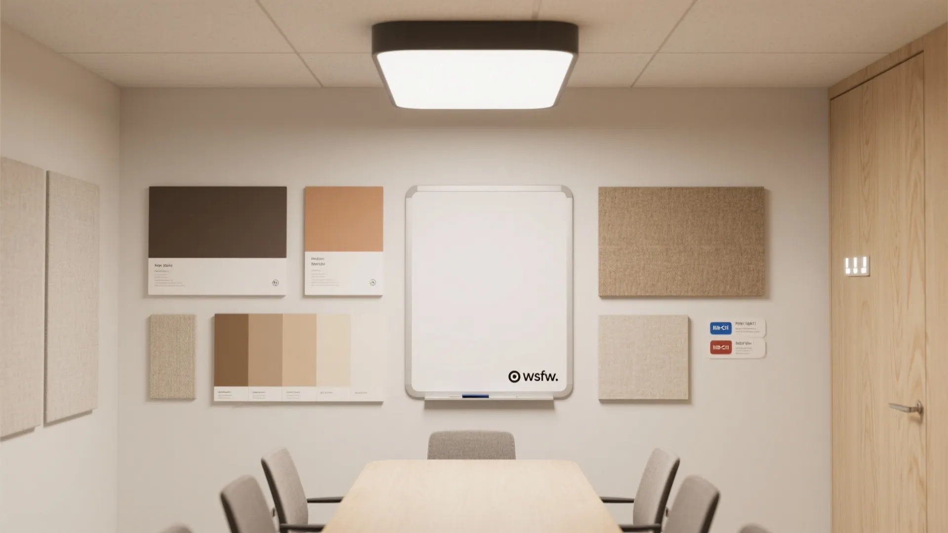 Lighting and color to widen perception