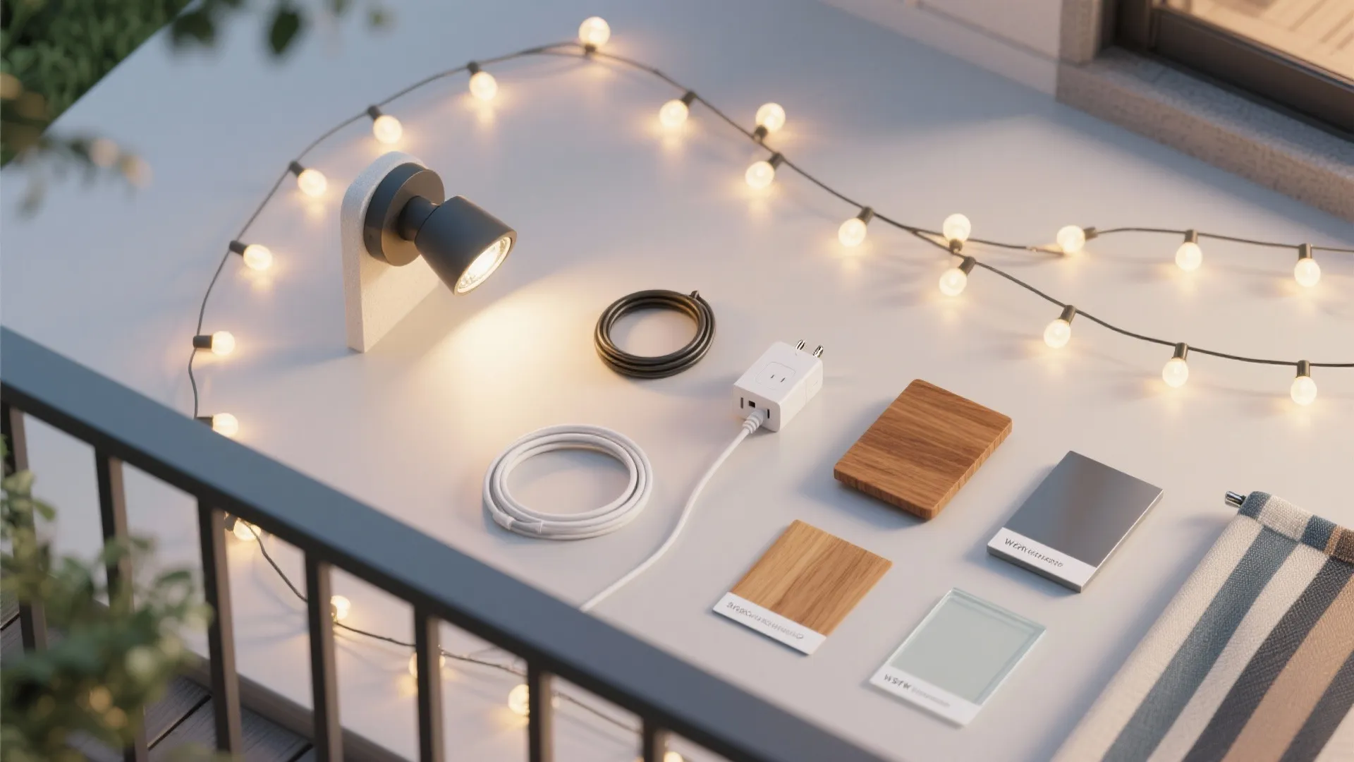 Layered lighting for mood and safety