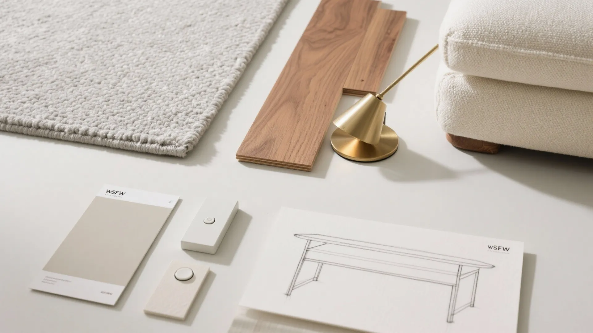 3) Parallel Couches with a Narrow Table and Layered Lighting