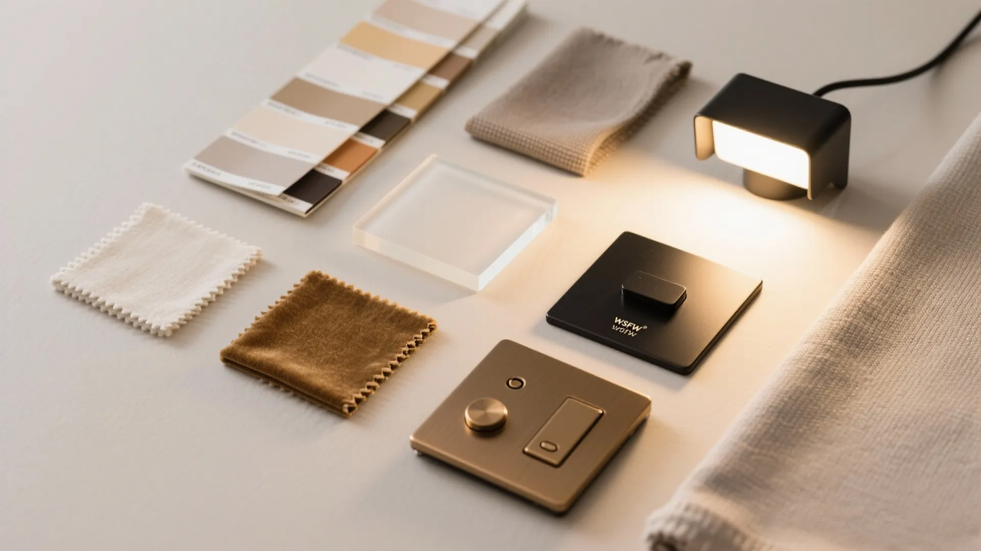 Soft uplight and downlight layers for mood