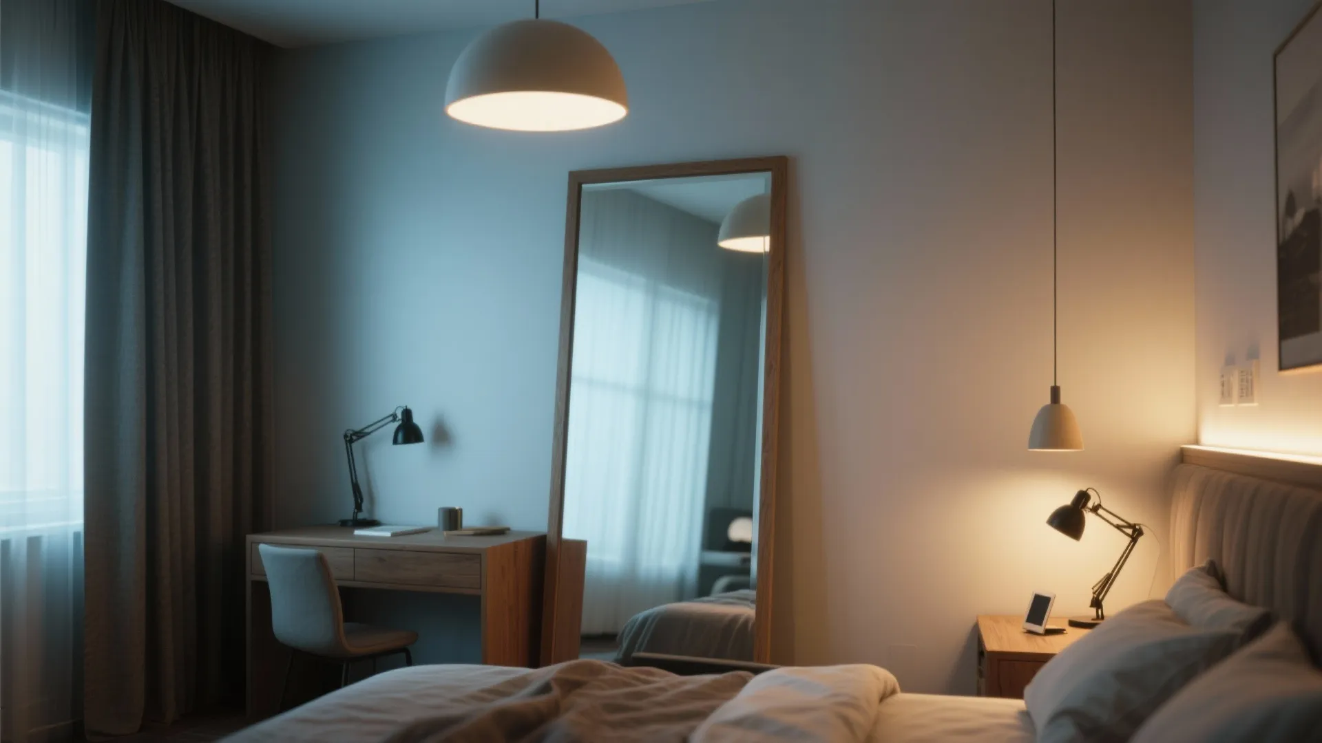 5. Flexible Lighting and Mirrors