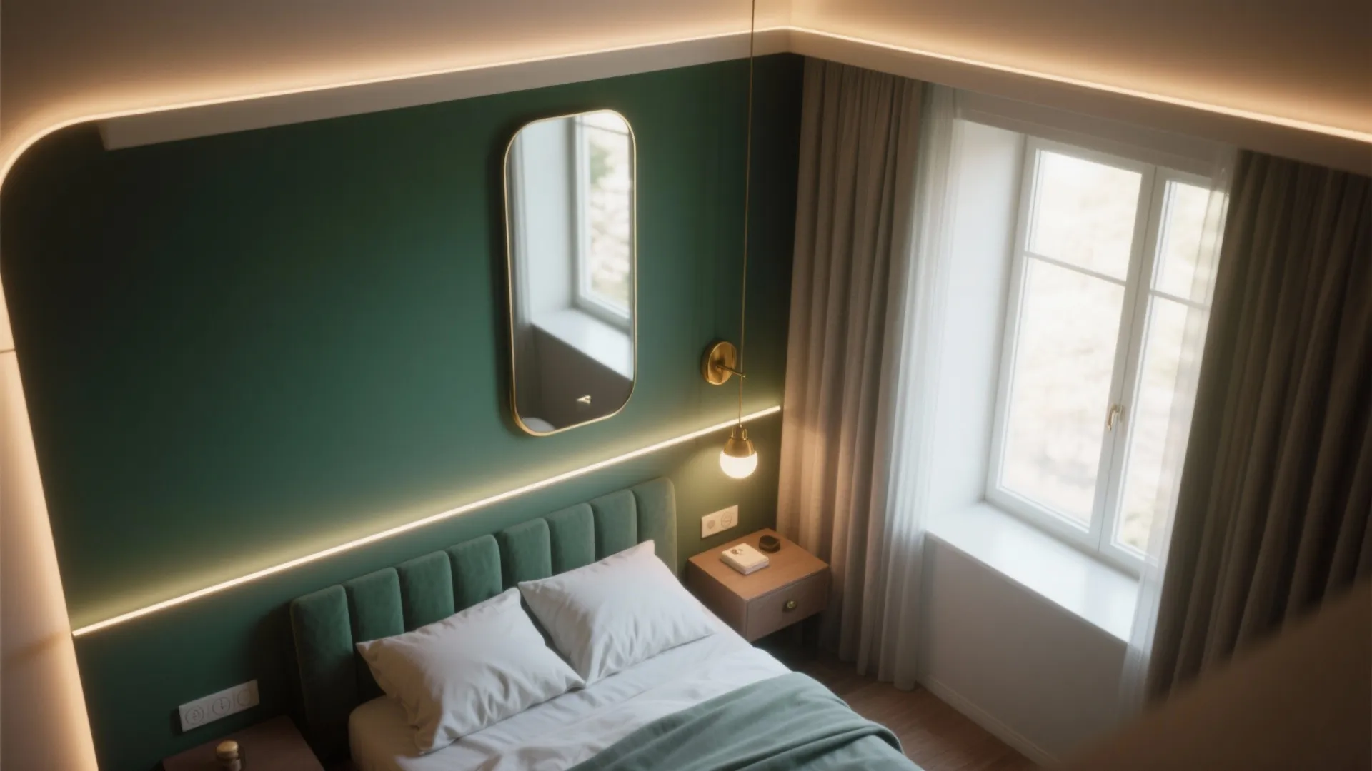 5. Smart Lighting and Strategic Mirrors