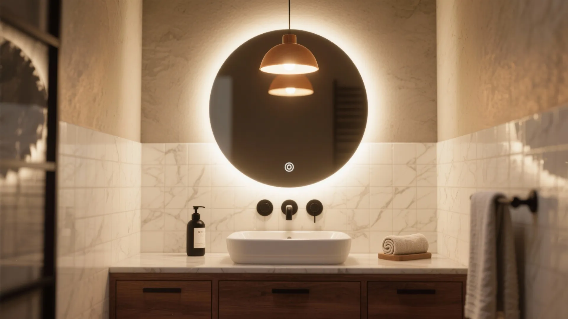 5. Statement Lighting and Mirrors to Steal the Show