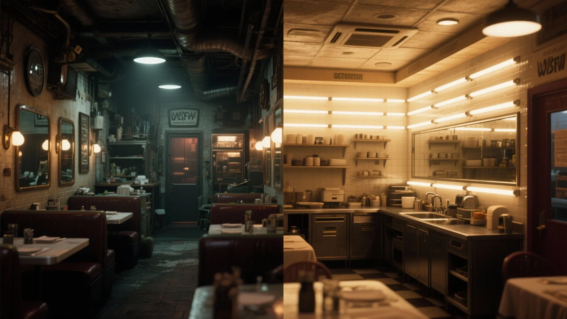 5. Lighting, mirrors, and multi-use back-of-house