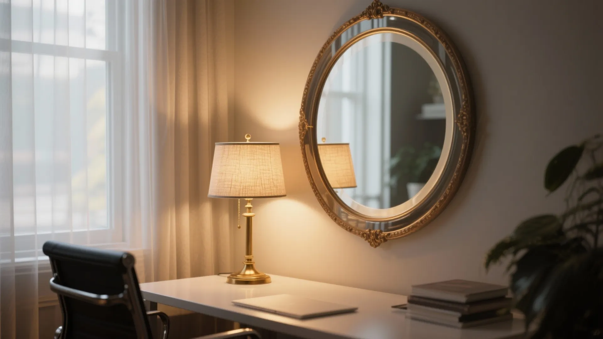 Lighting and mirrors: amplify light and mood