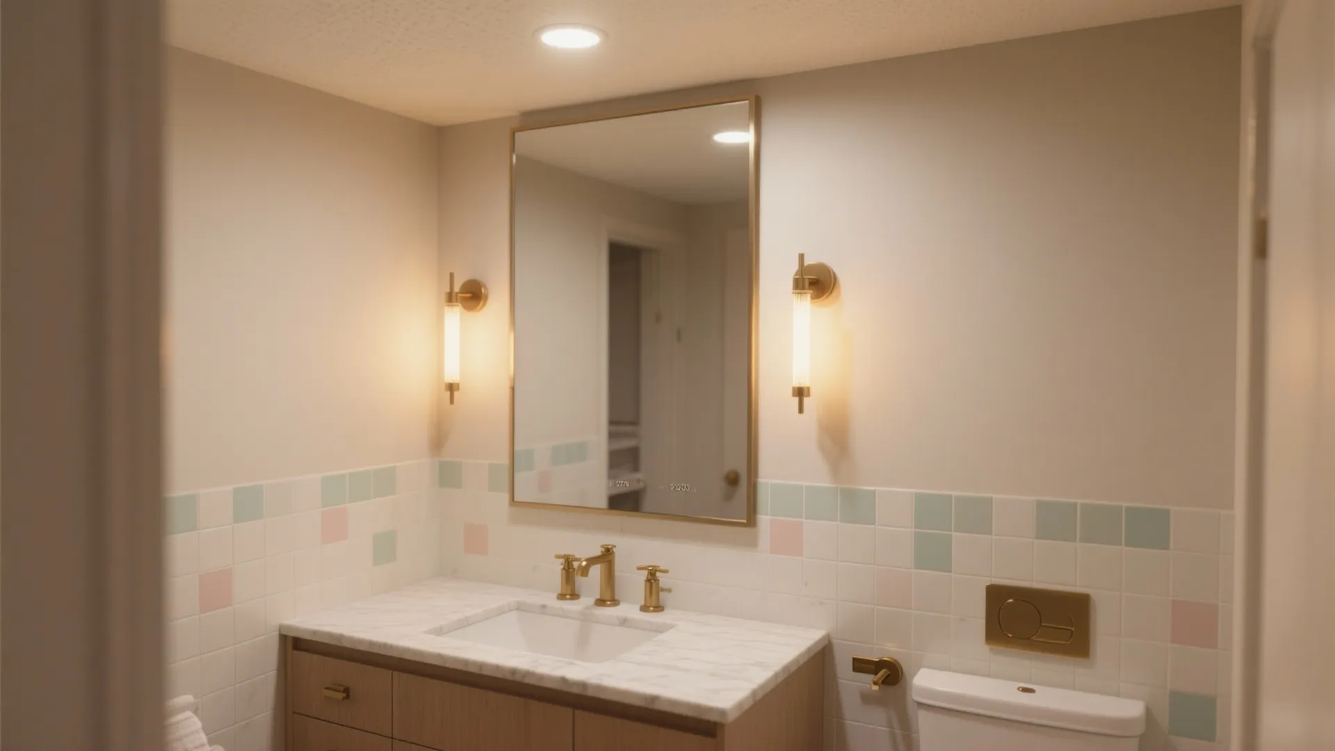 Lighting and mirrors for the glow-up