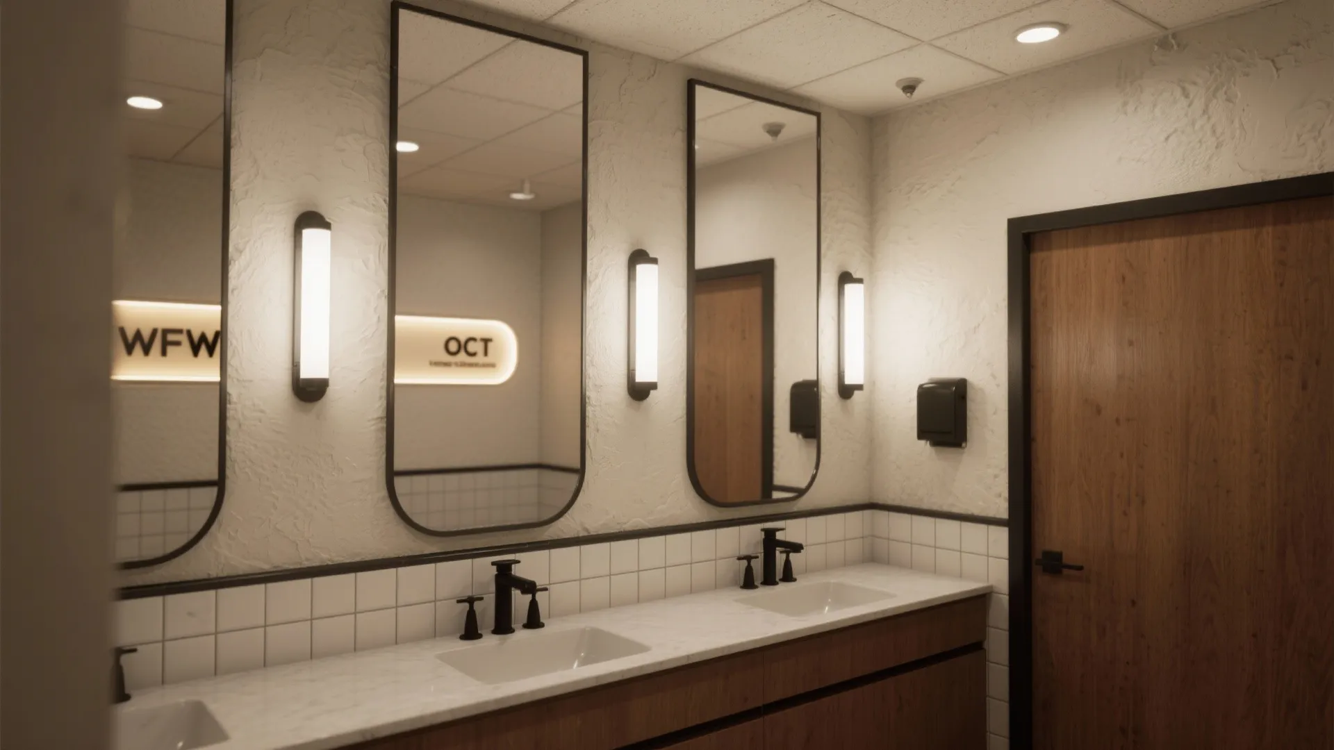 Lighting and mirrors that flatter, guide, and protect