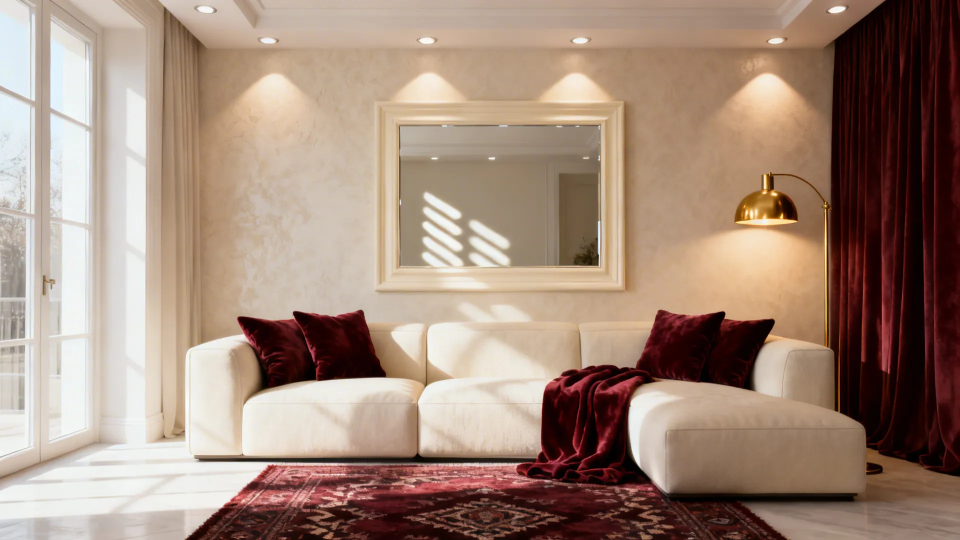 5. Layered Lighting and Mirrors