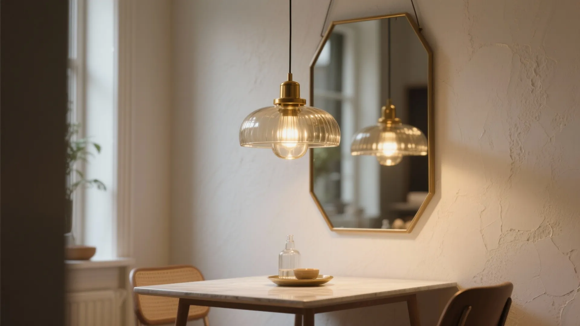 4. Use lighting and mirrors to expand perception