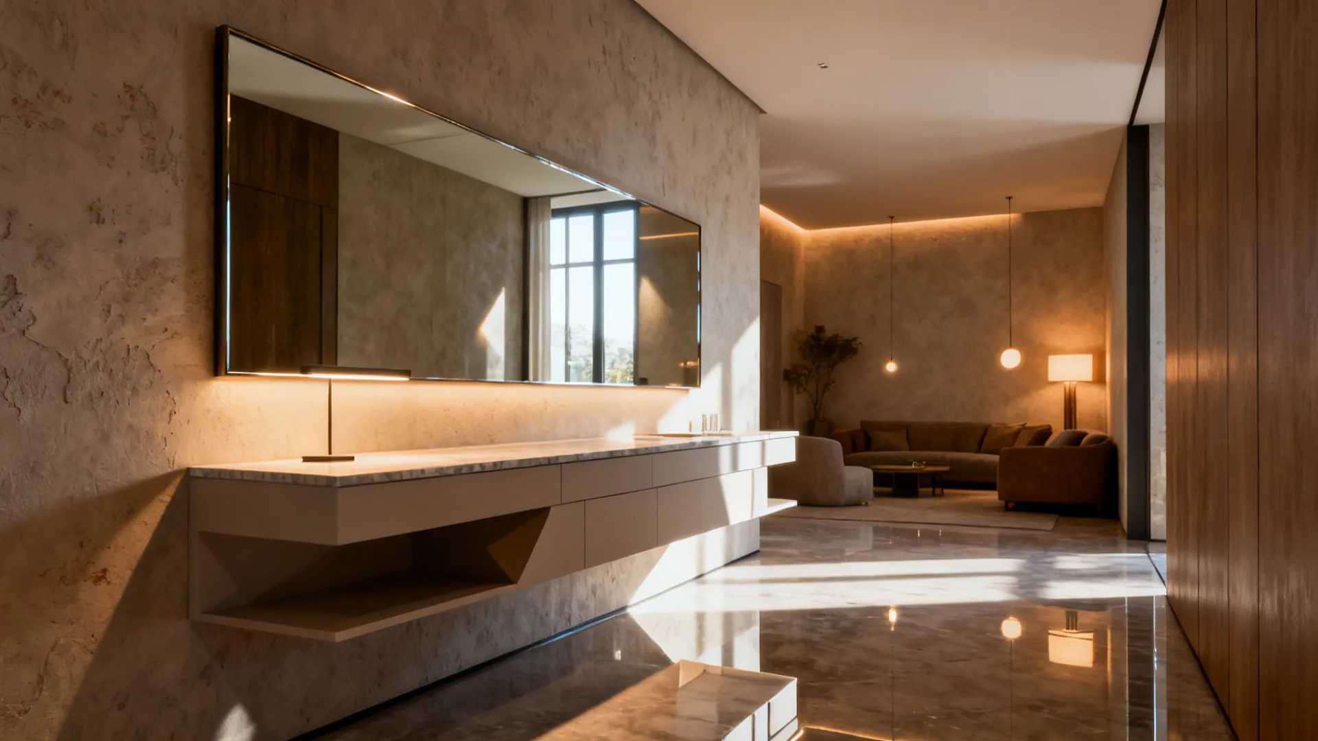 5. Layer lighting and mirrors for depth