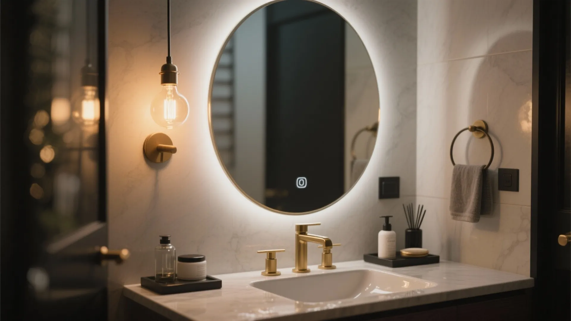 5. Keep lighting and mirror styling in mind