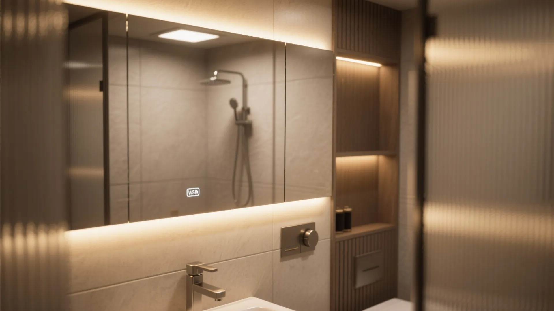 5. Lighting, mirrors, and finish strategy