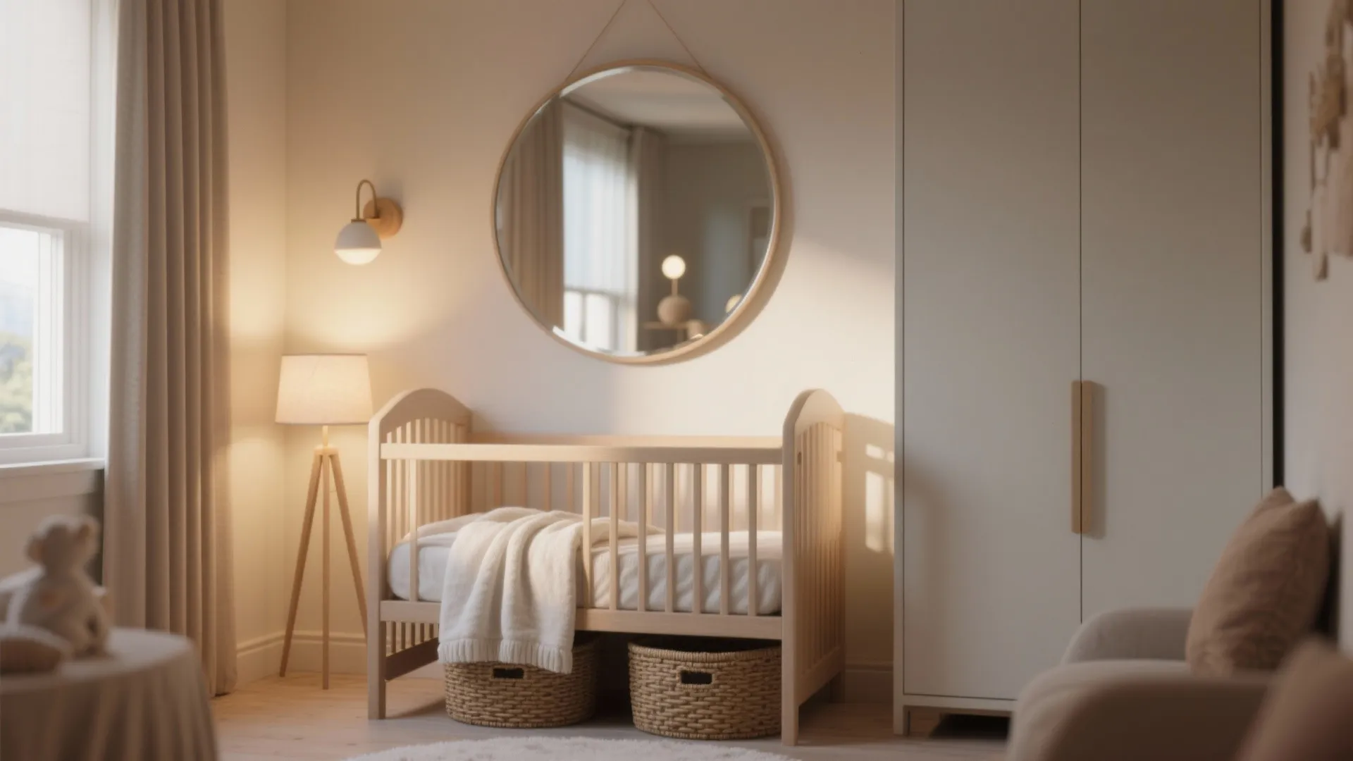 5. Soft lighting, mirrors, and smart storage to feel larger