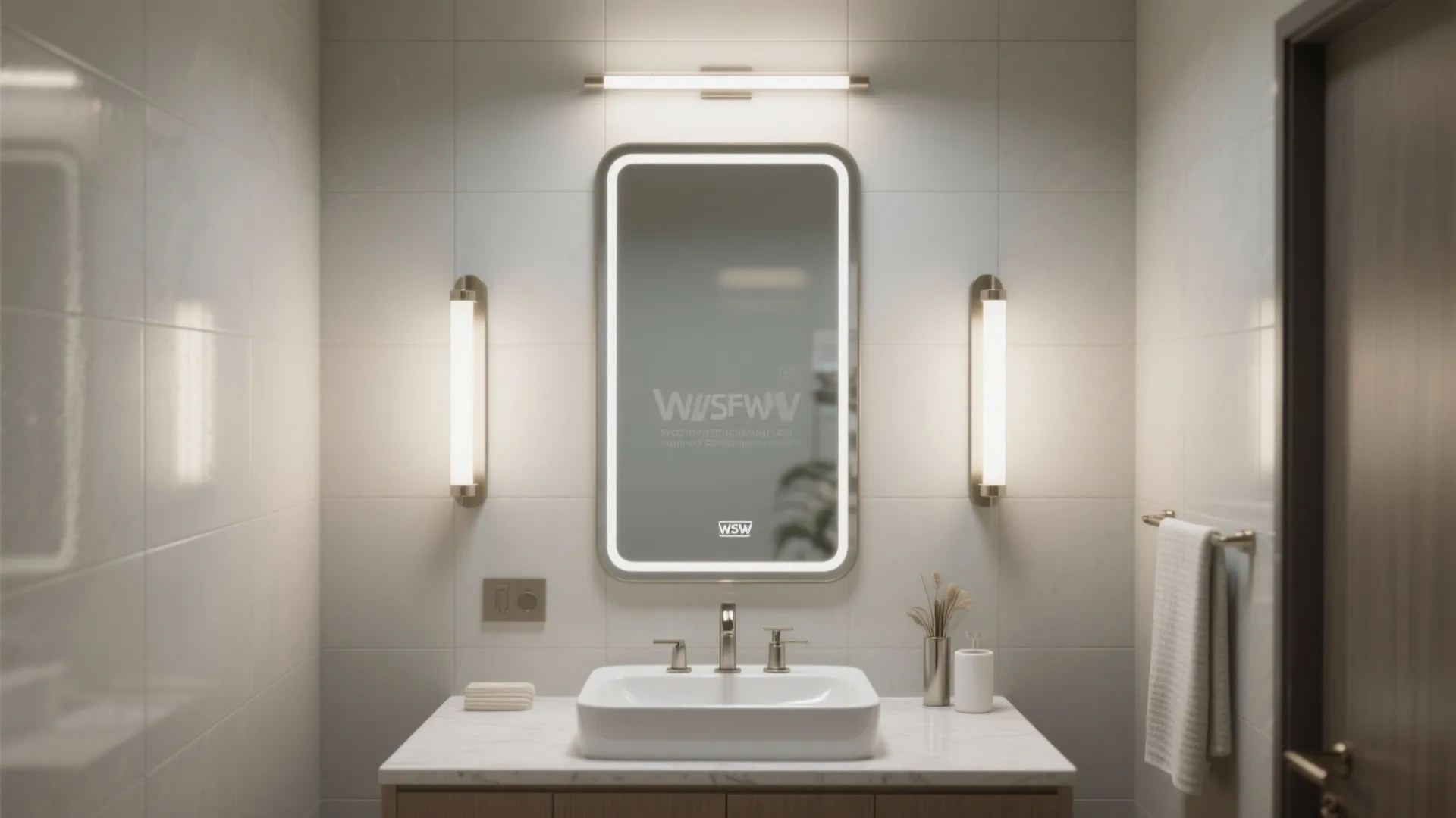 Lighting and Mirrors That Support Small Sinks