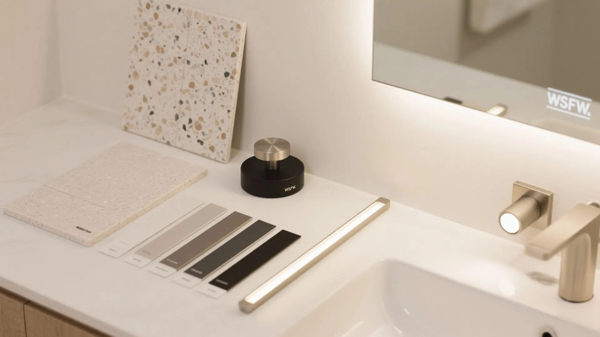 Lighting Layers: Mirror Glow, Downlight, and a Surprise