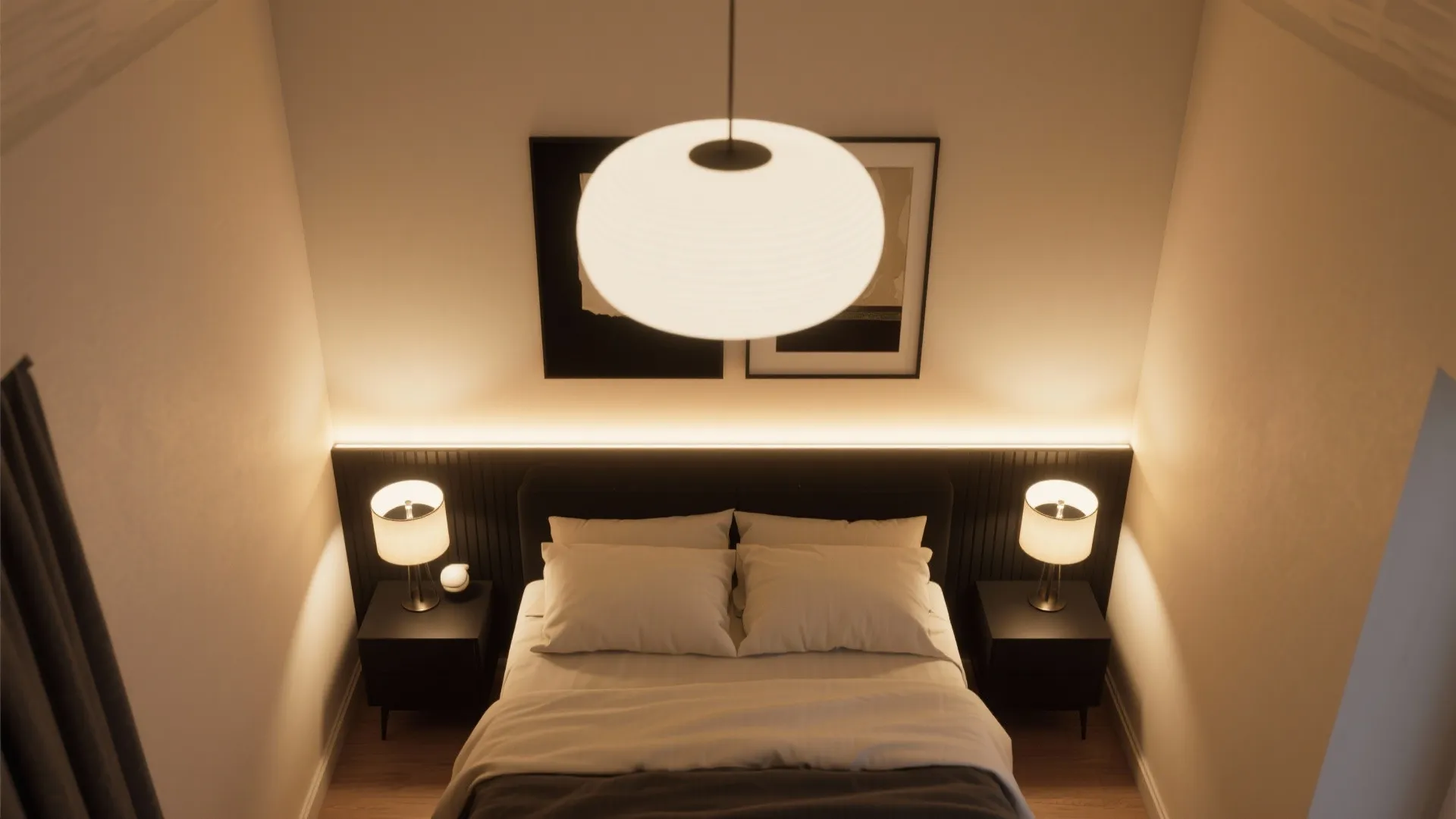 Idea 3: Warm lighting that flatters the palette