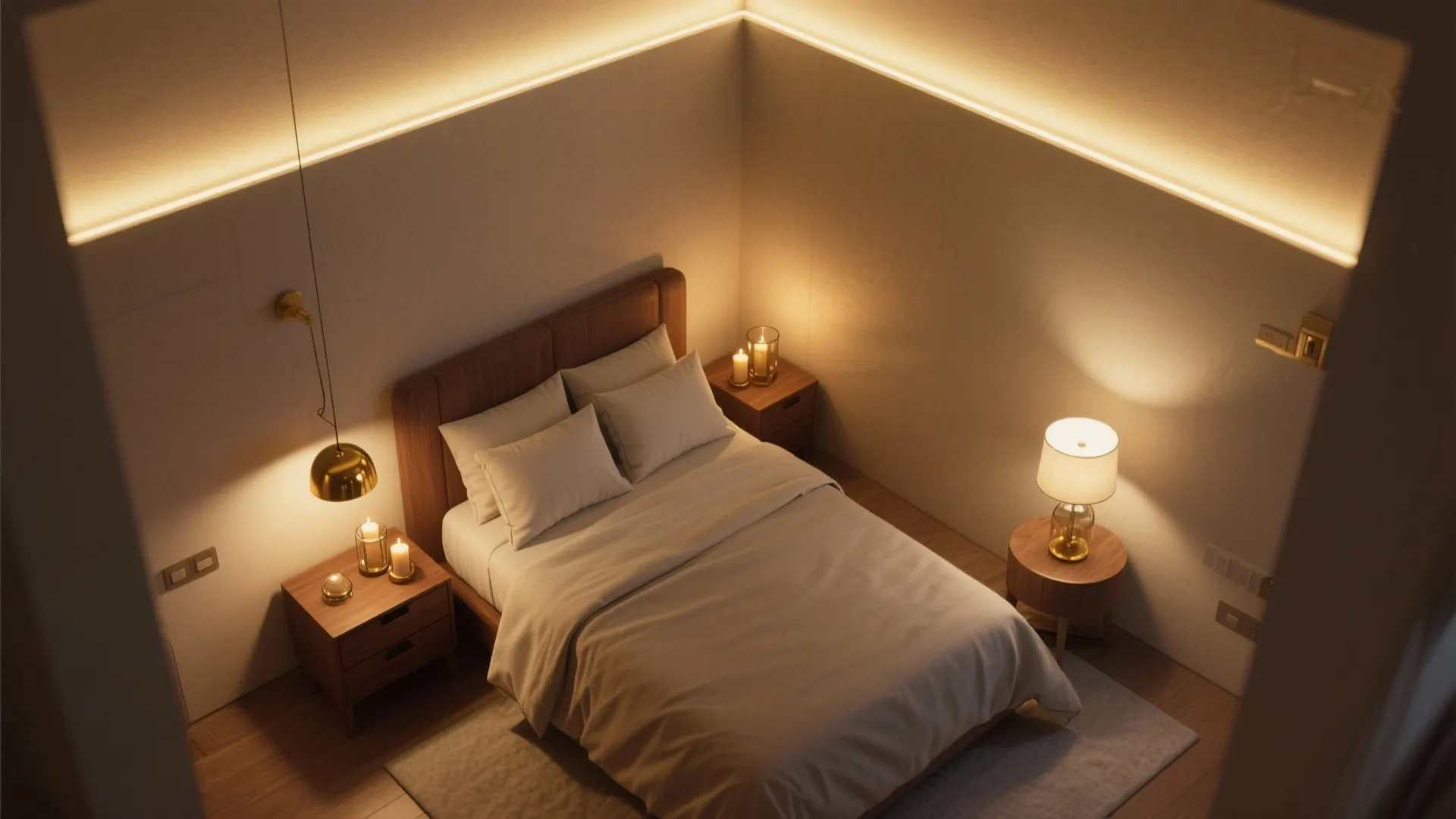 Layered Lighting: Warm Dimmers, Candlelight, and Petite Pendants