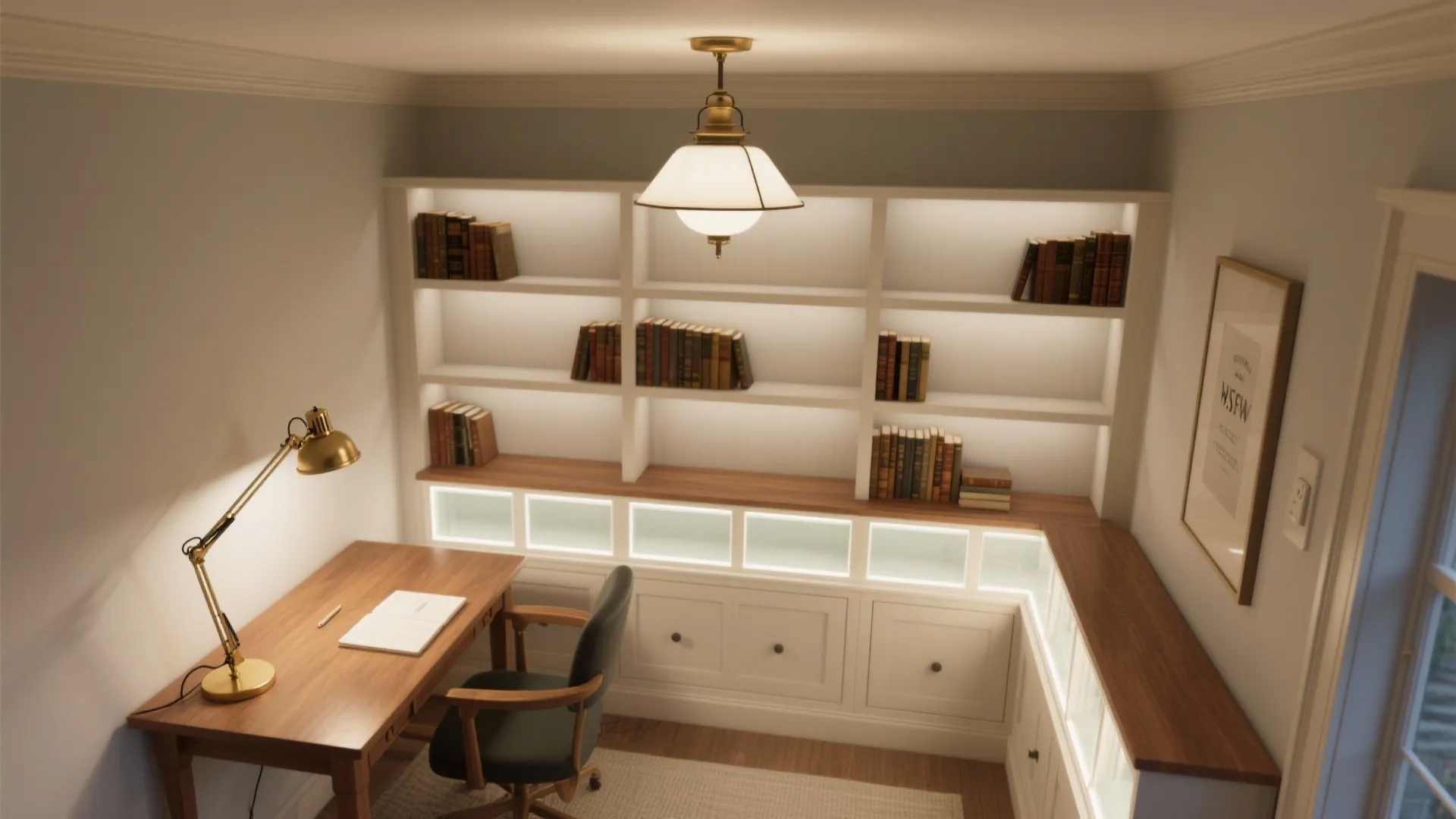 Layered Lighting for Reading and Focus