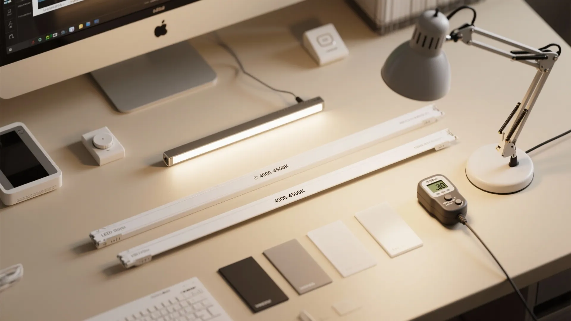 Light-first strategy: daylight, task, and color-balanced LEDs