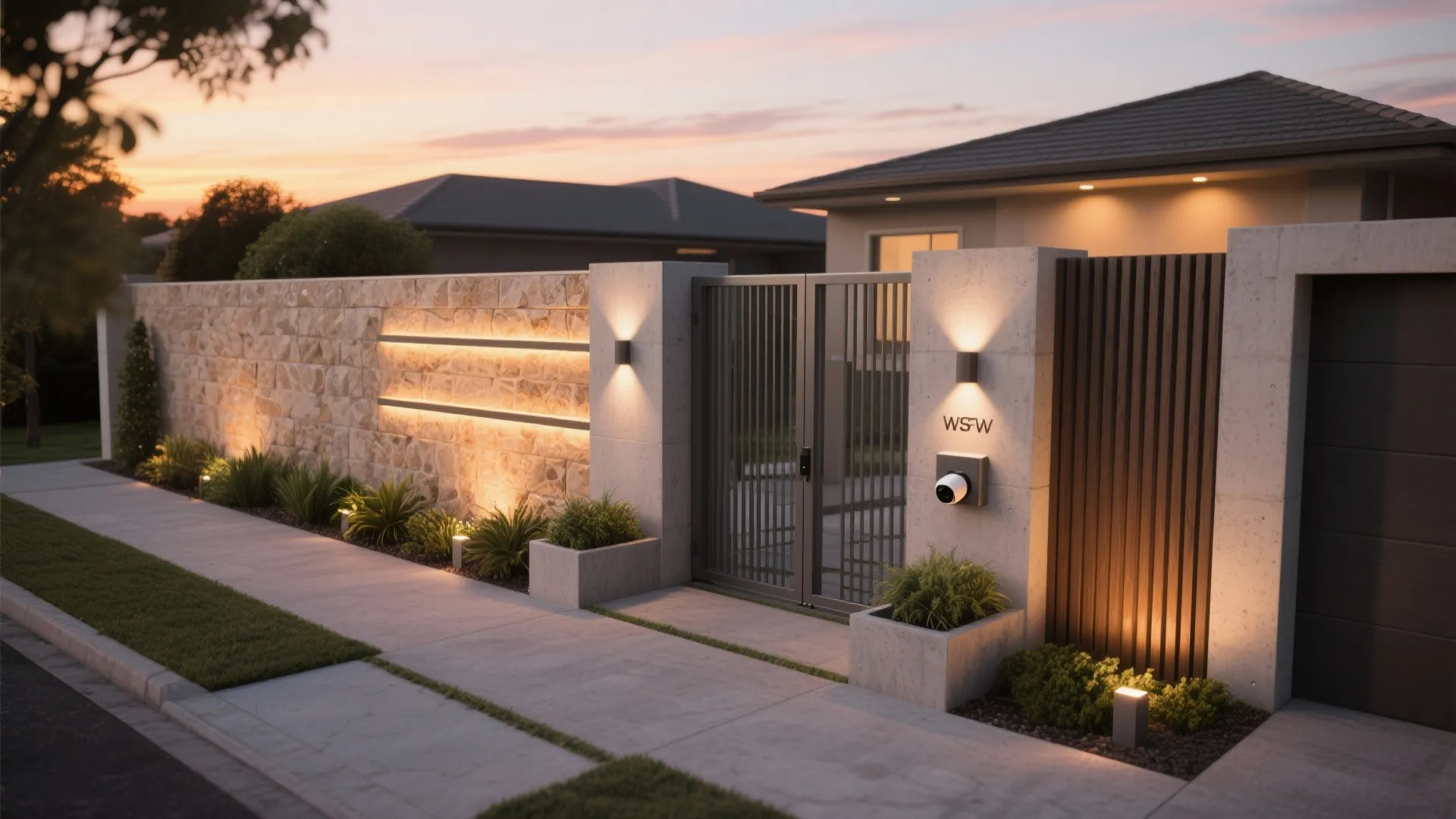 Gate, Lighting, and Security Integration