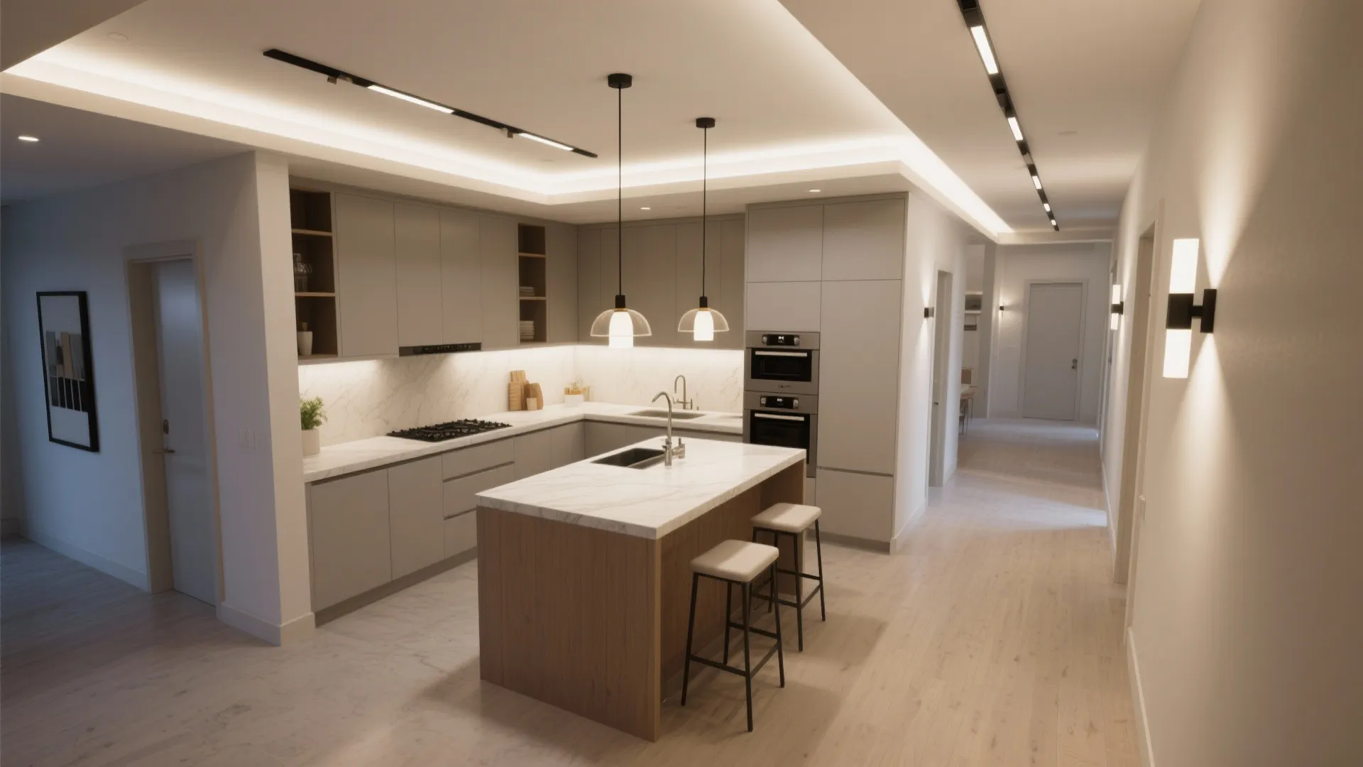 Layered Lighting for Zones and Mood