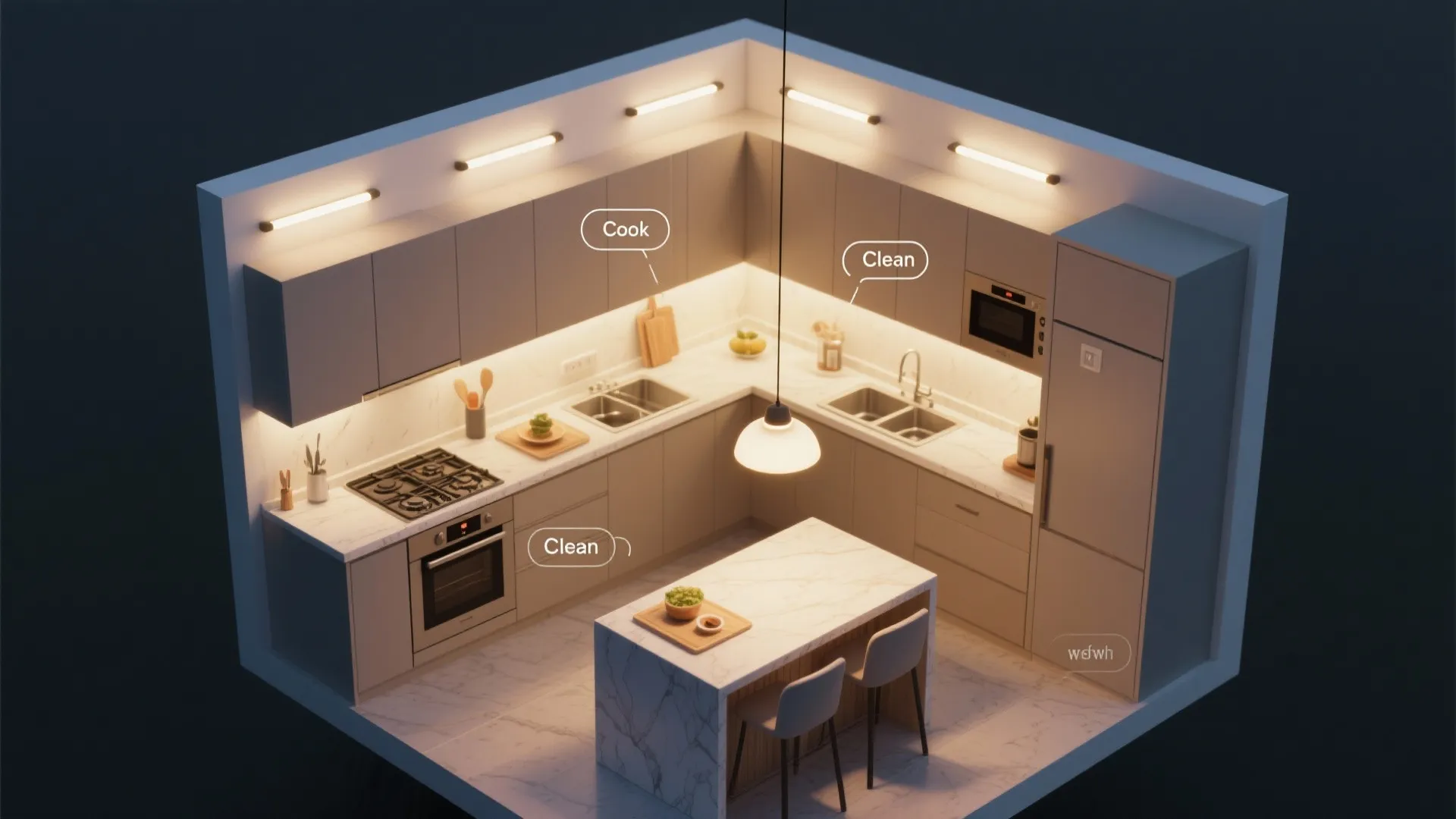 Layered Lighting That Works Hard